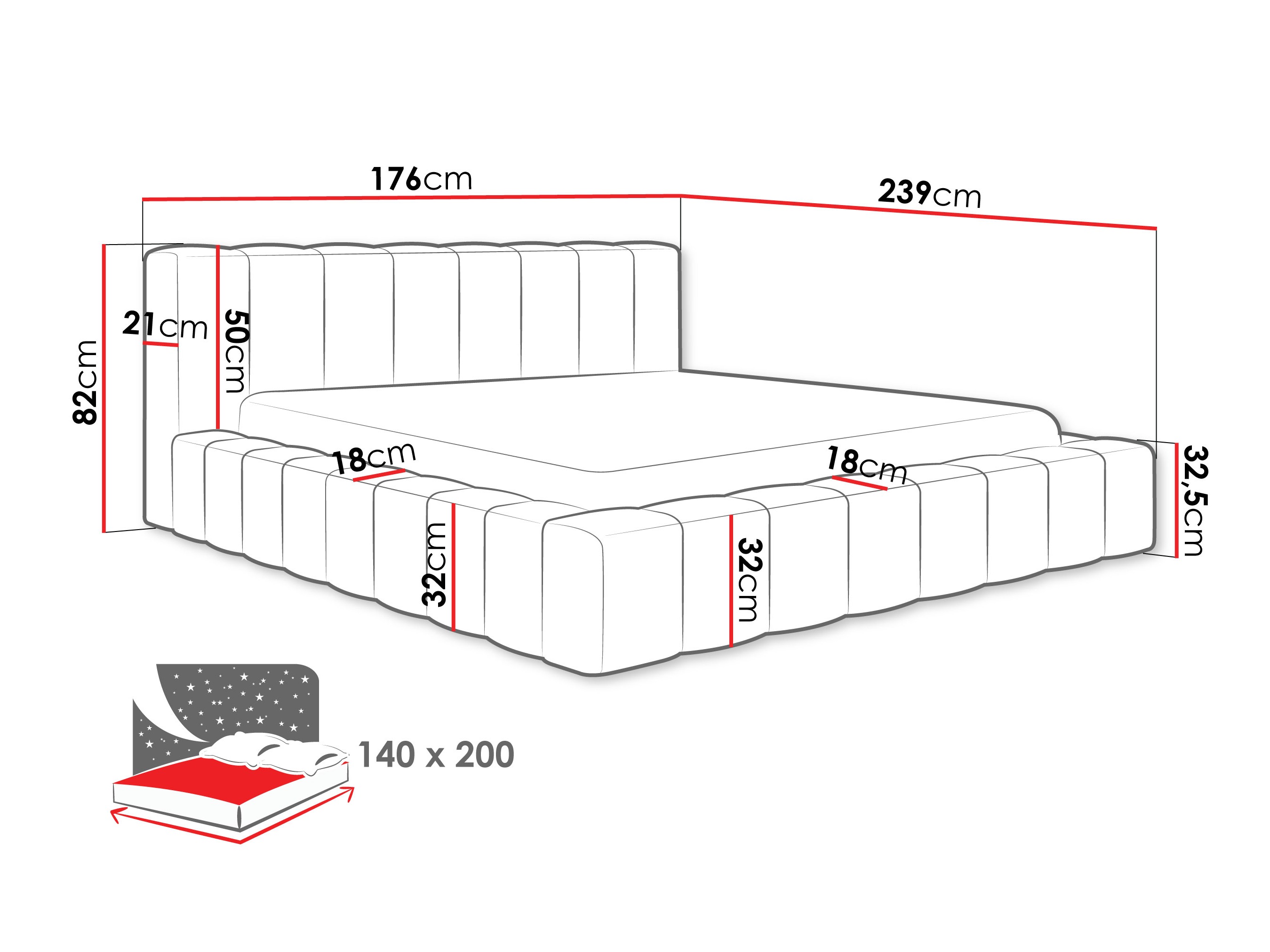 Letto Hesperia 125 (Kronos 22)