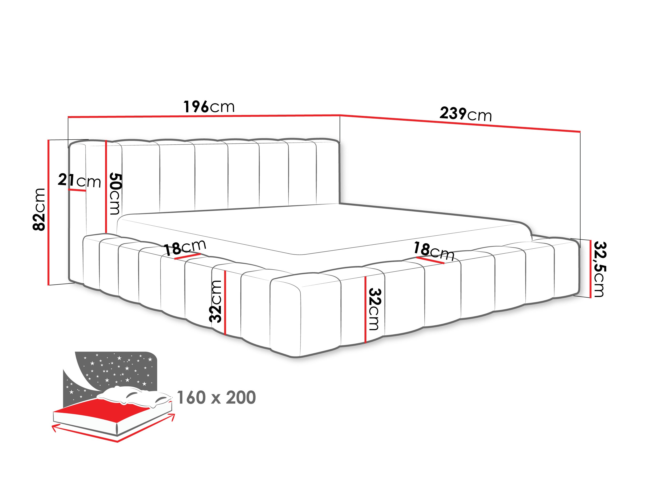 Letto Hesperia 125 (Kronos 22)
