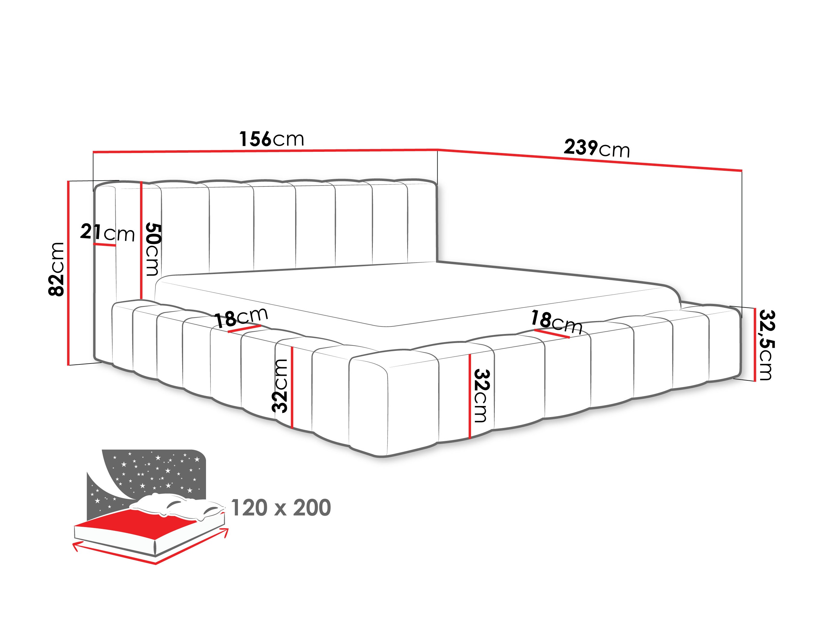 Letto Hesperia 125 (Kronos 29)