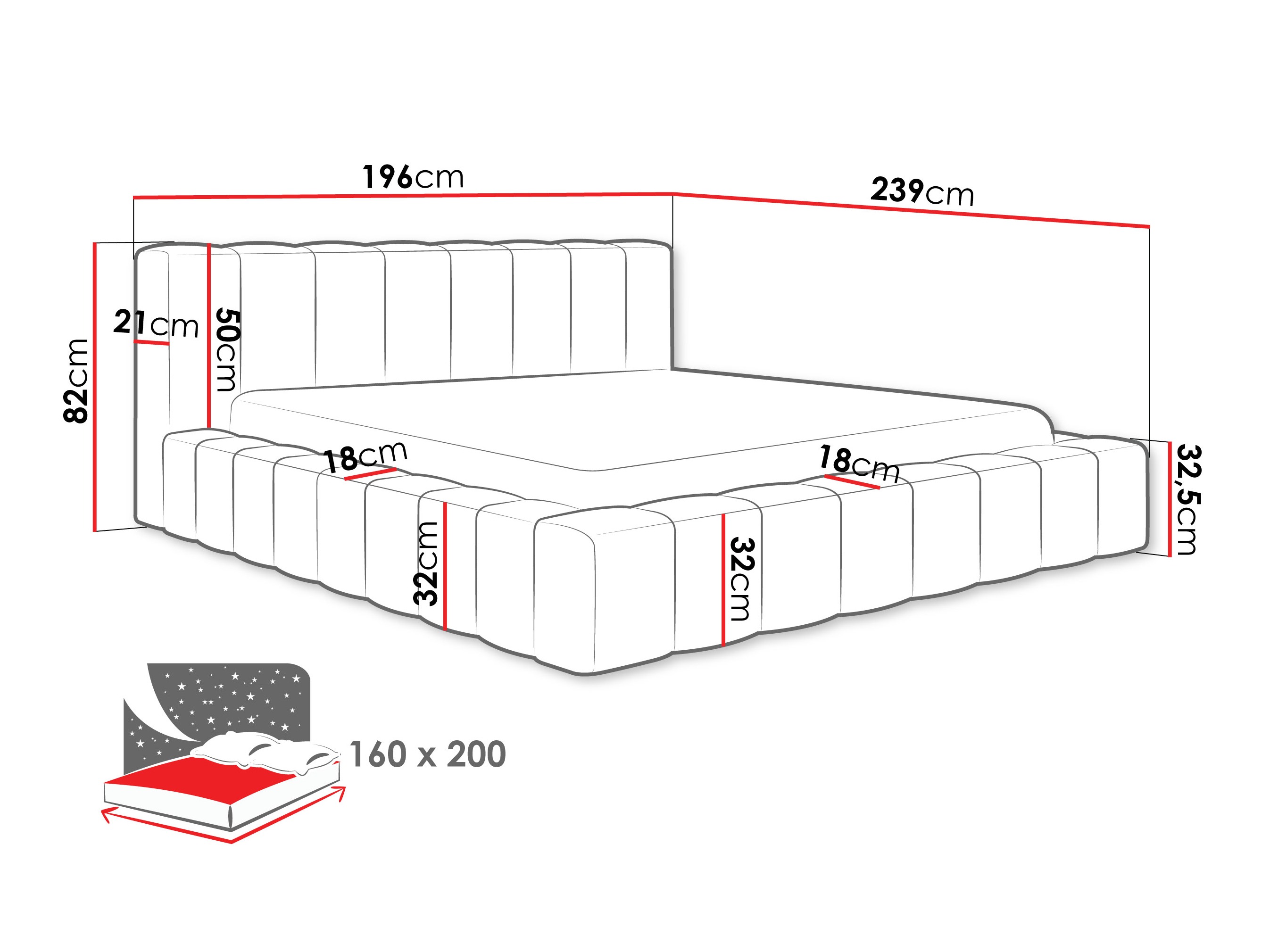Letto Hesperia 125 (Kronos 29)