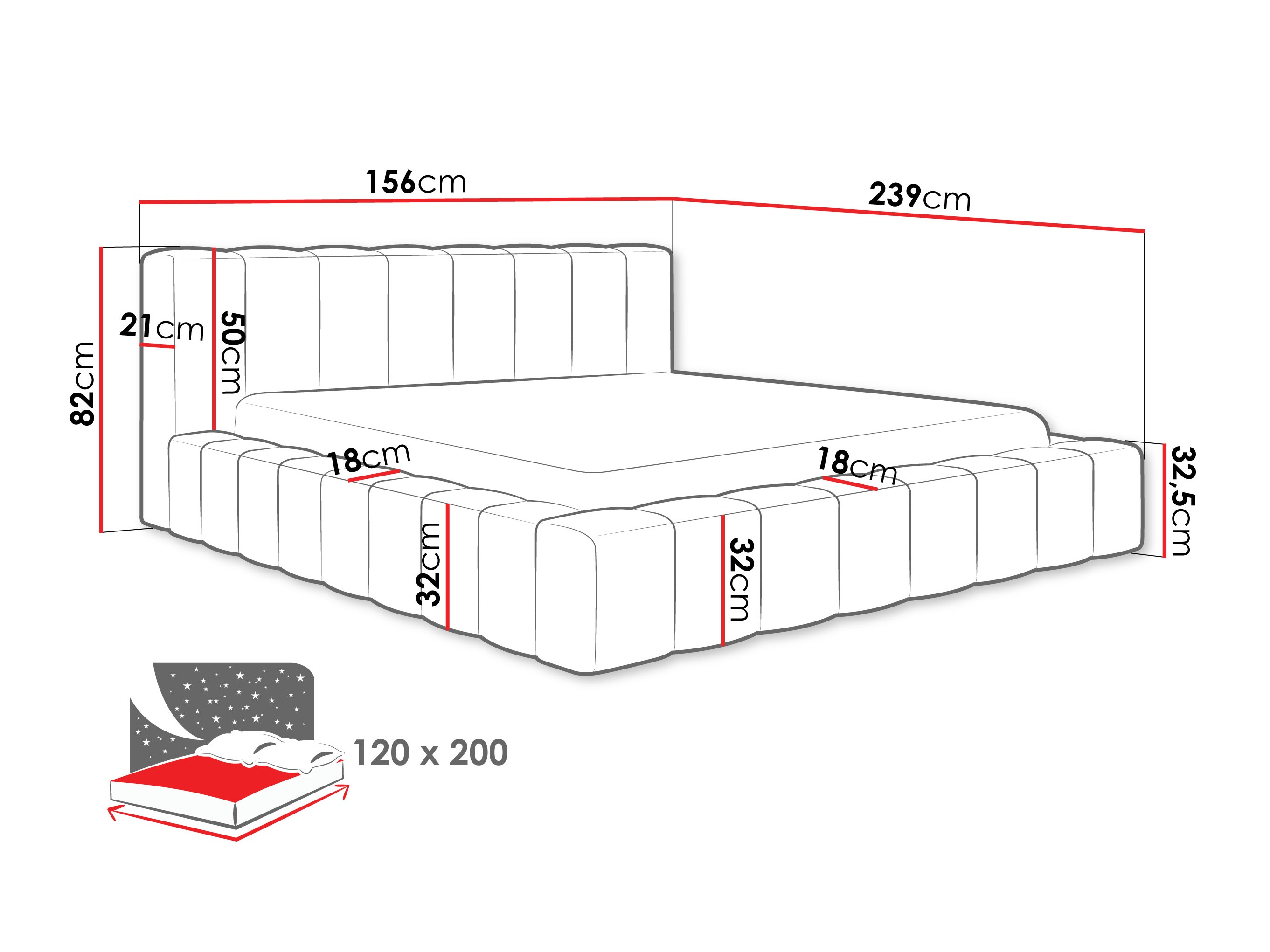Letto Hesperia 125 (Kronos 35)