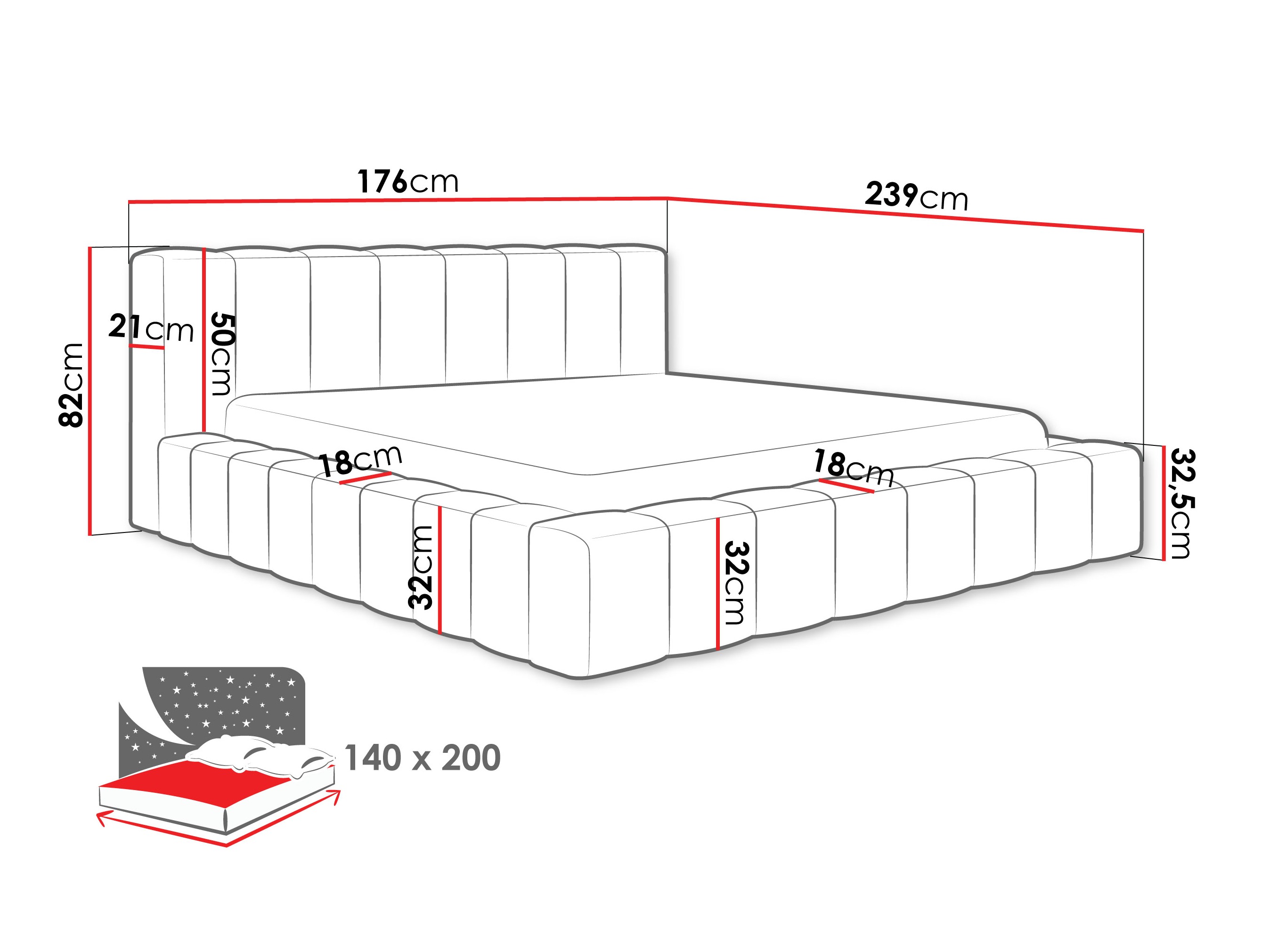 Letto Hesperia 125 (Kronos 35)