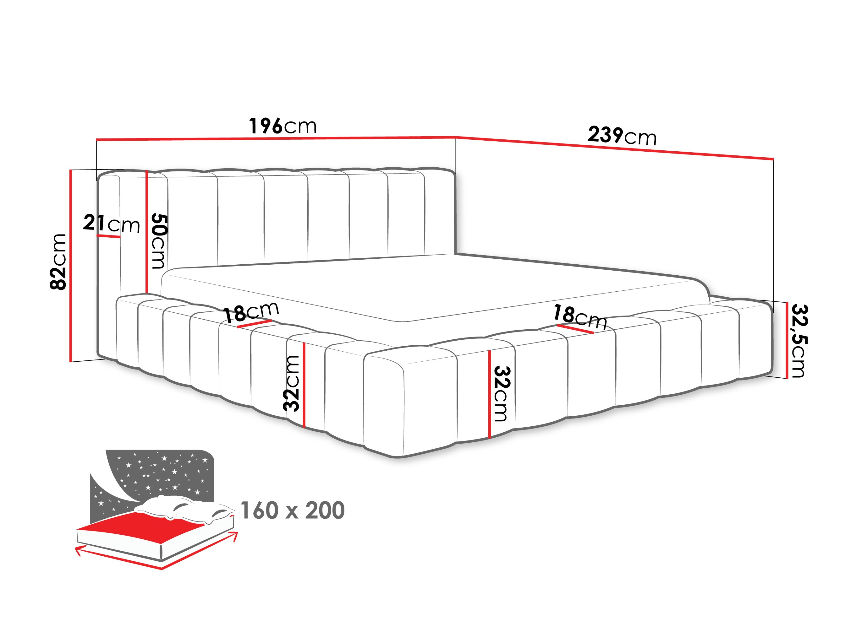 Letto Hesperia 125 (Kronos 35)