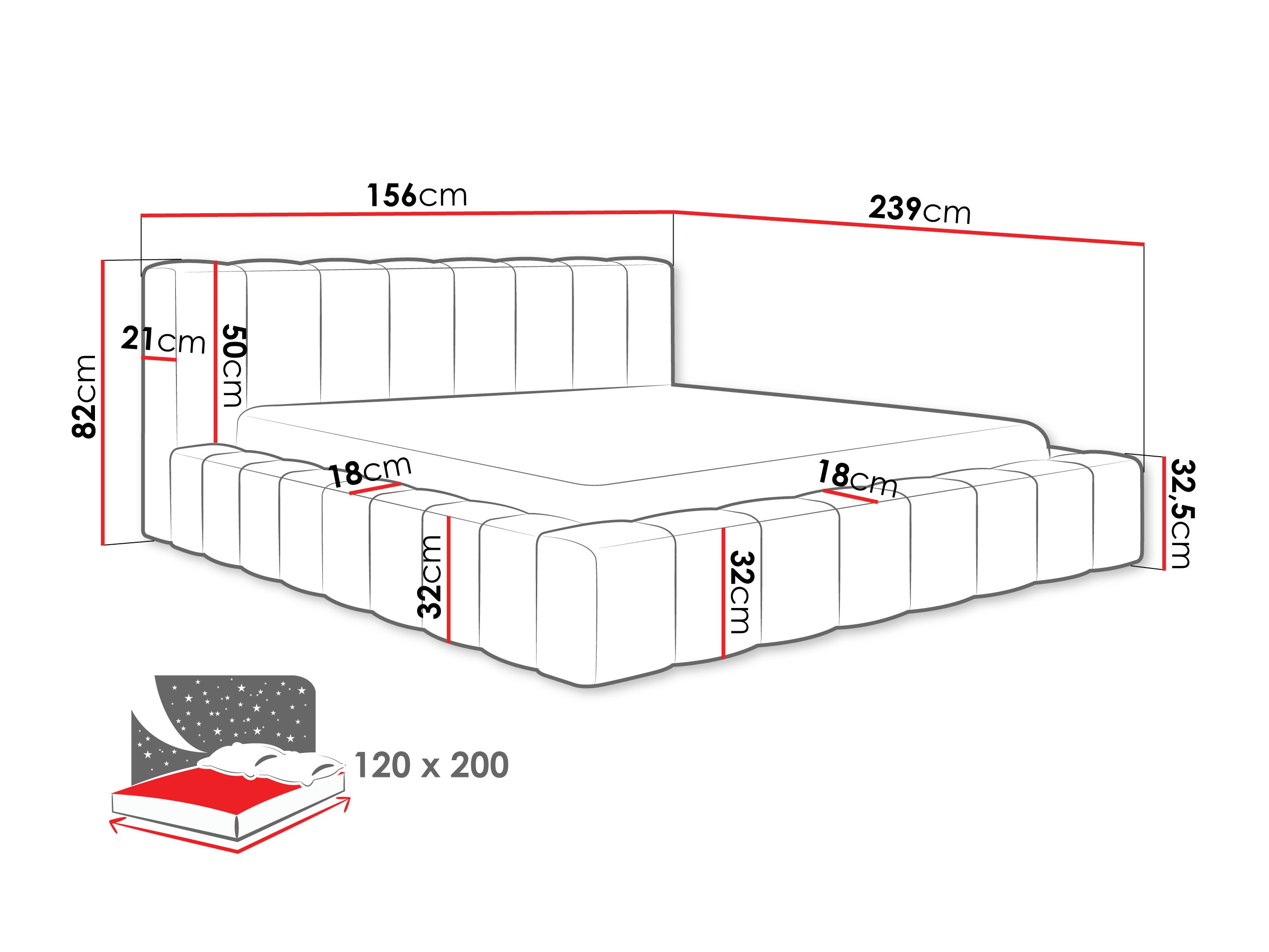 Letto Hesperia 125 (Kronos 38)