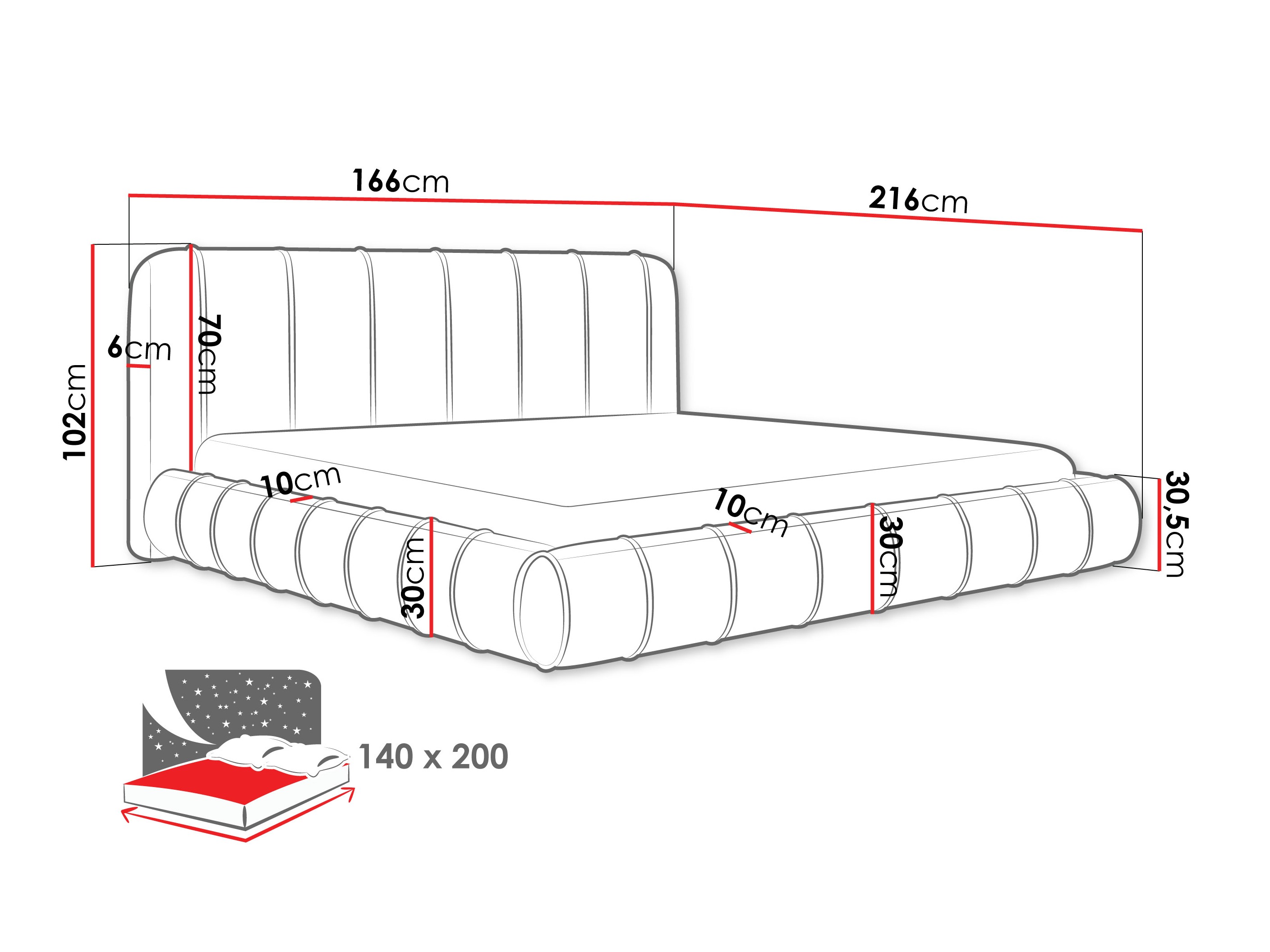 Letto Cucumos (Kronos 07)