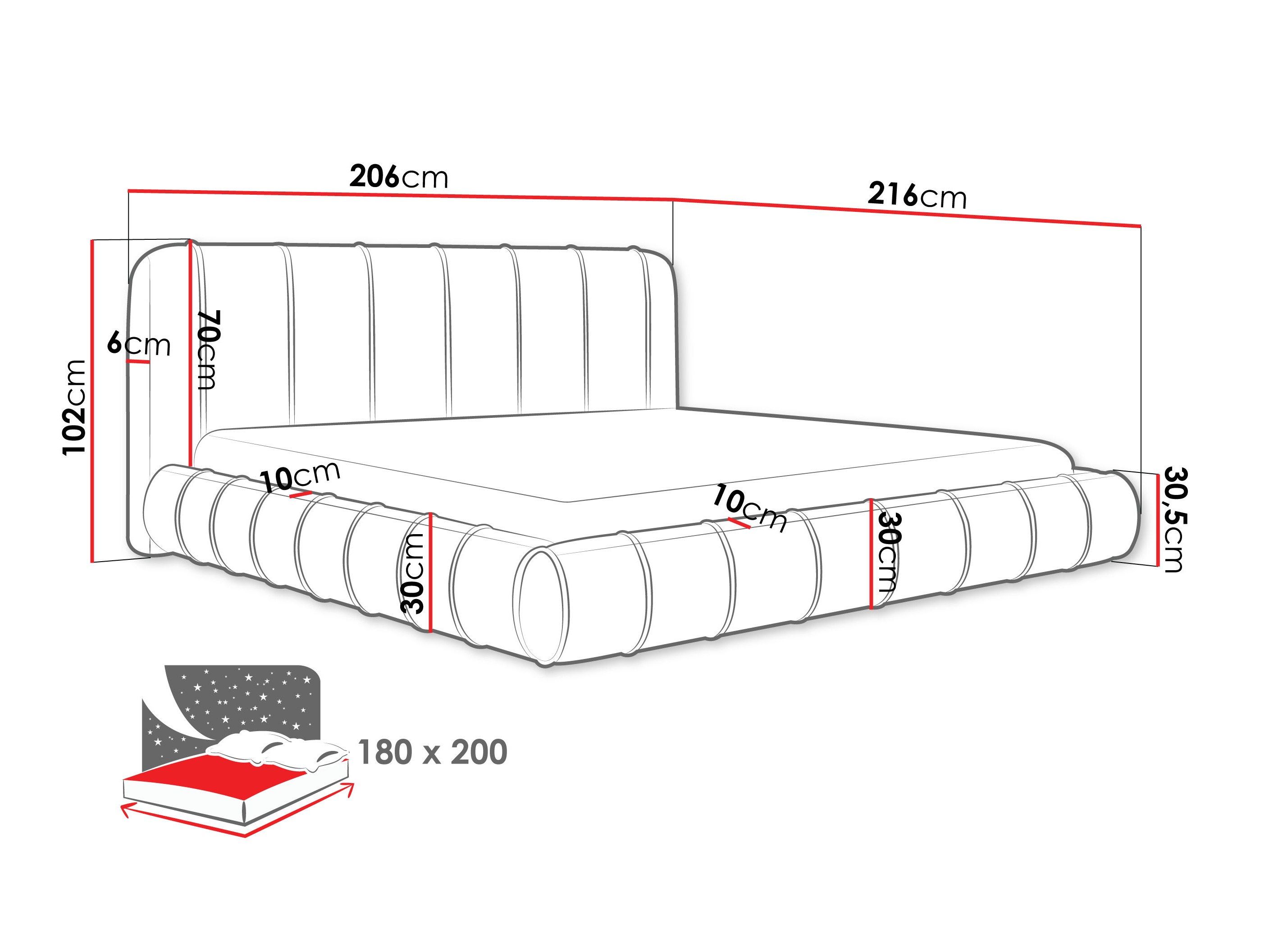 Letto Cucumos (Kronos 07)