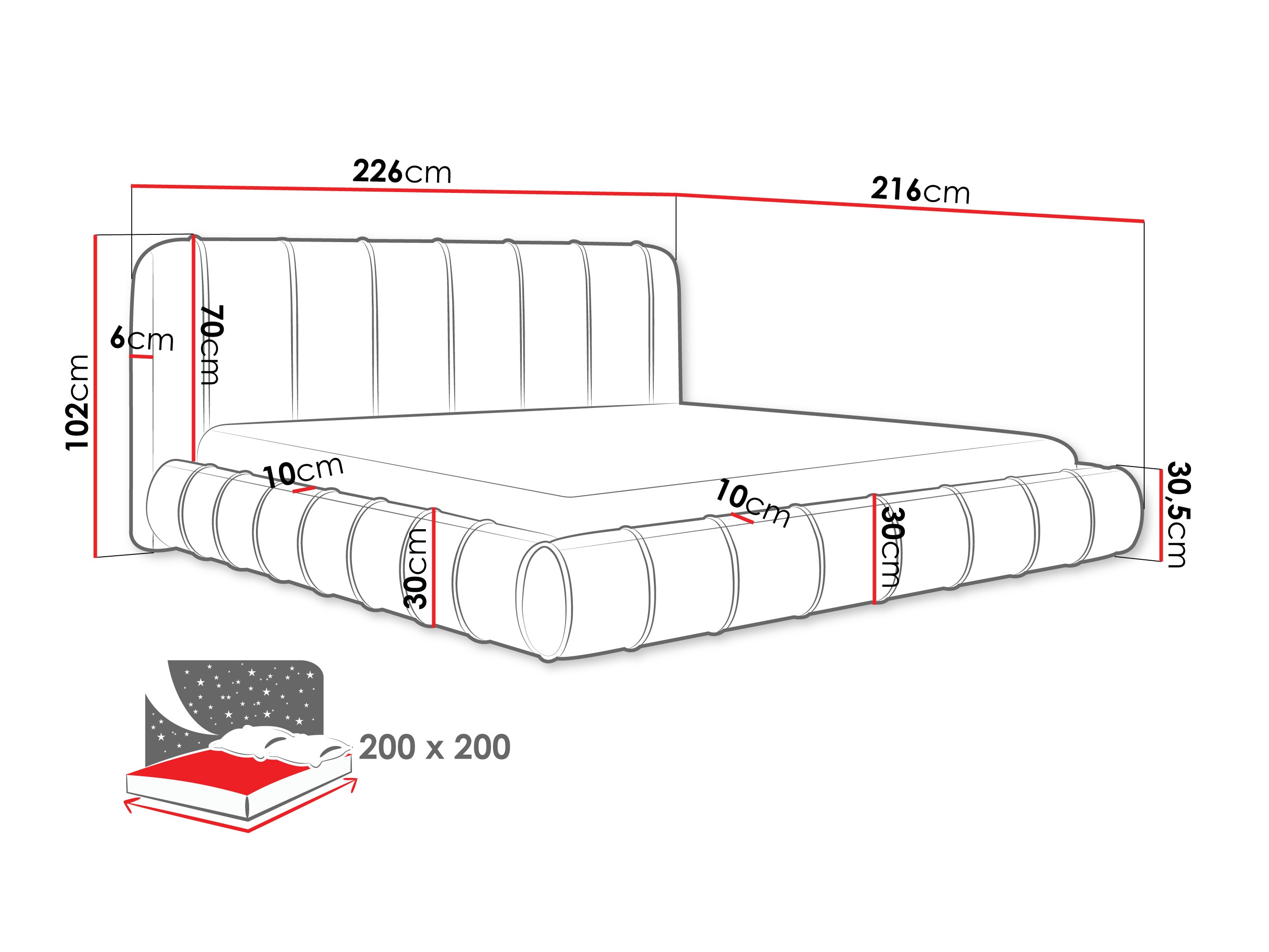 Letto Cucumos (Kronos 07)