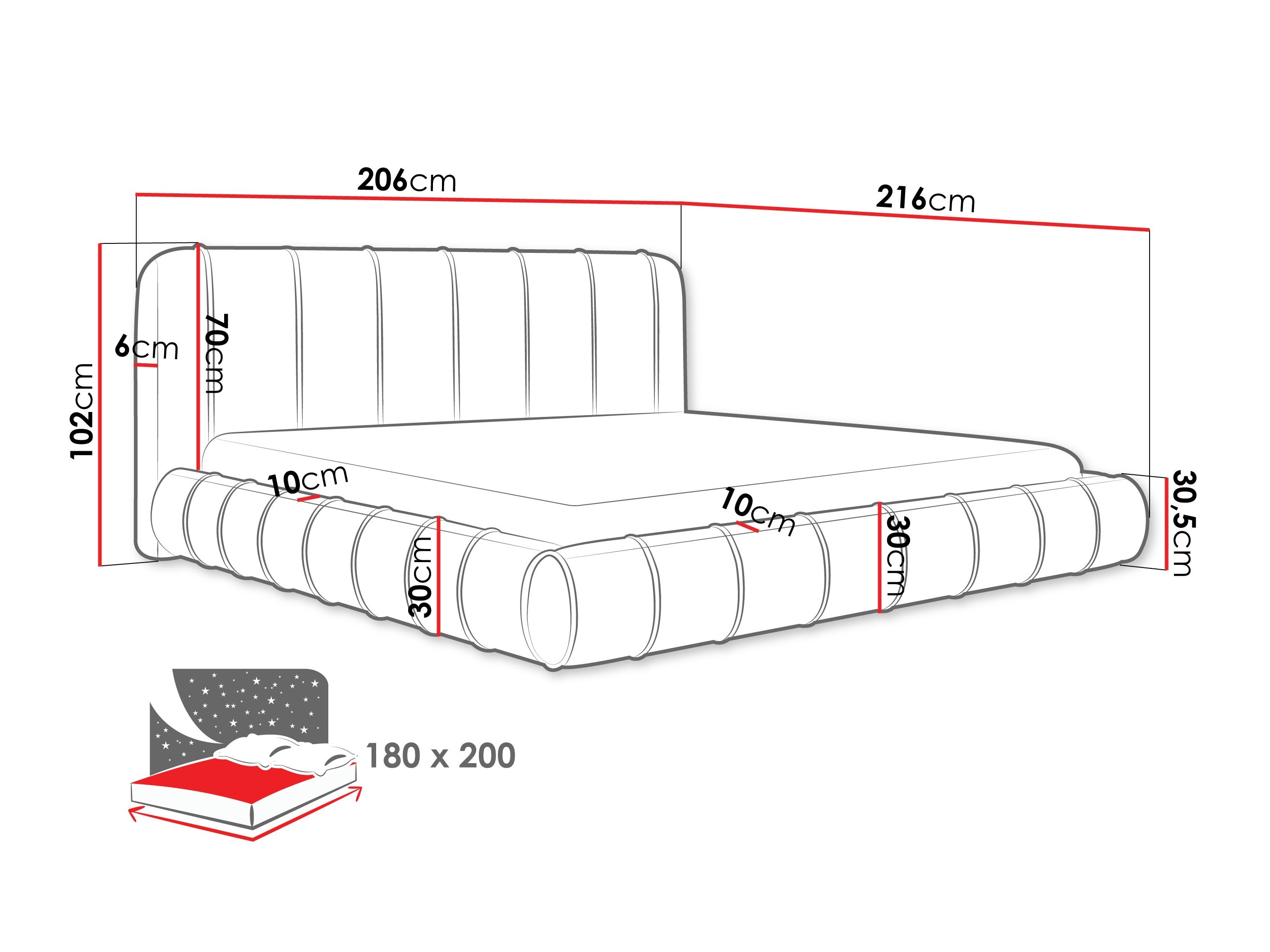 Letto Cucumos (Kronos 22)