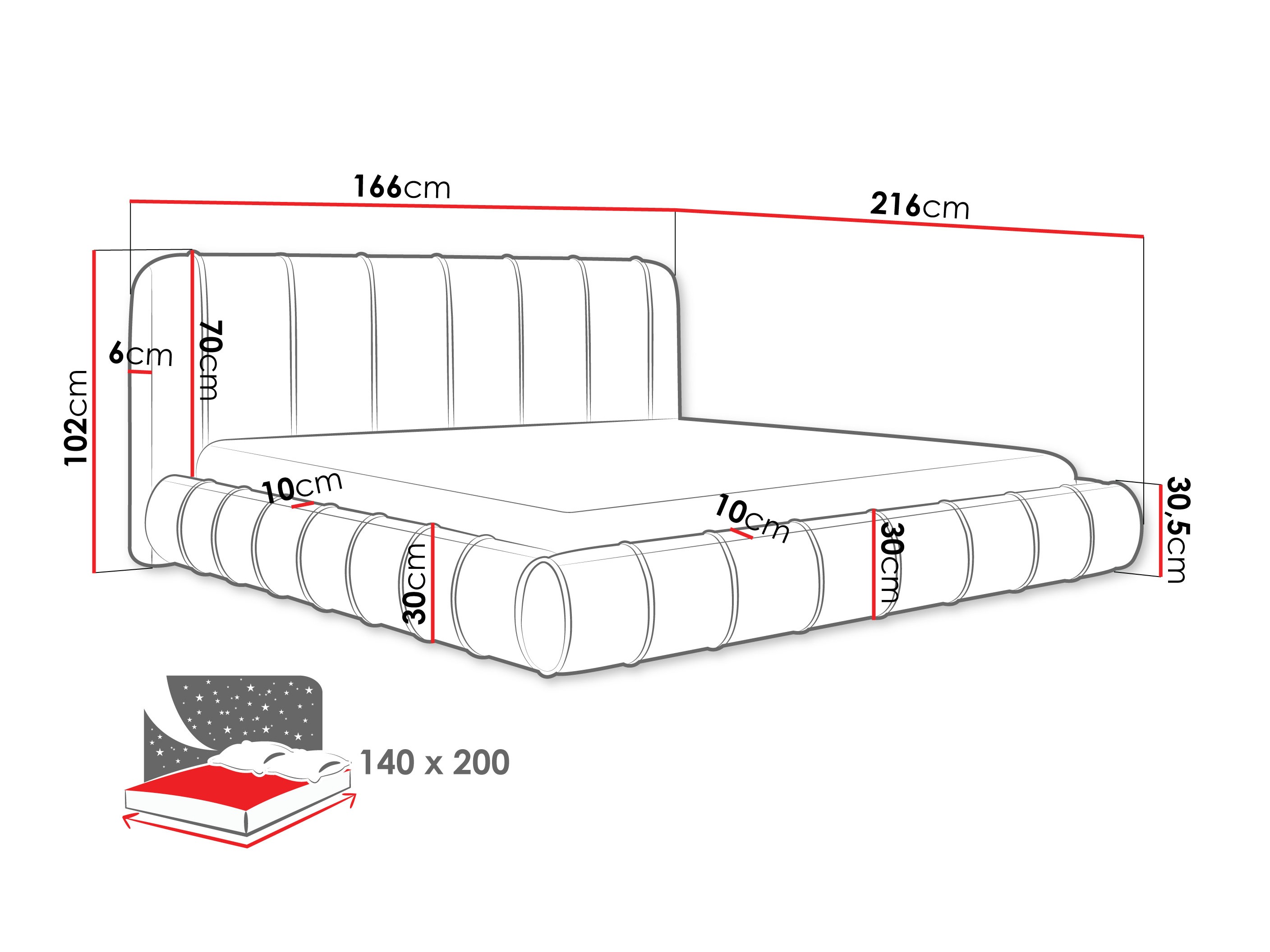 Letto Cucumos (Kronos 29)