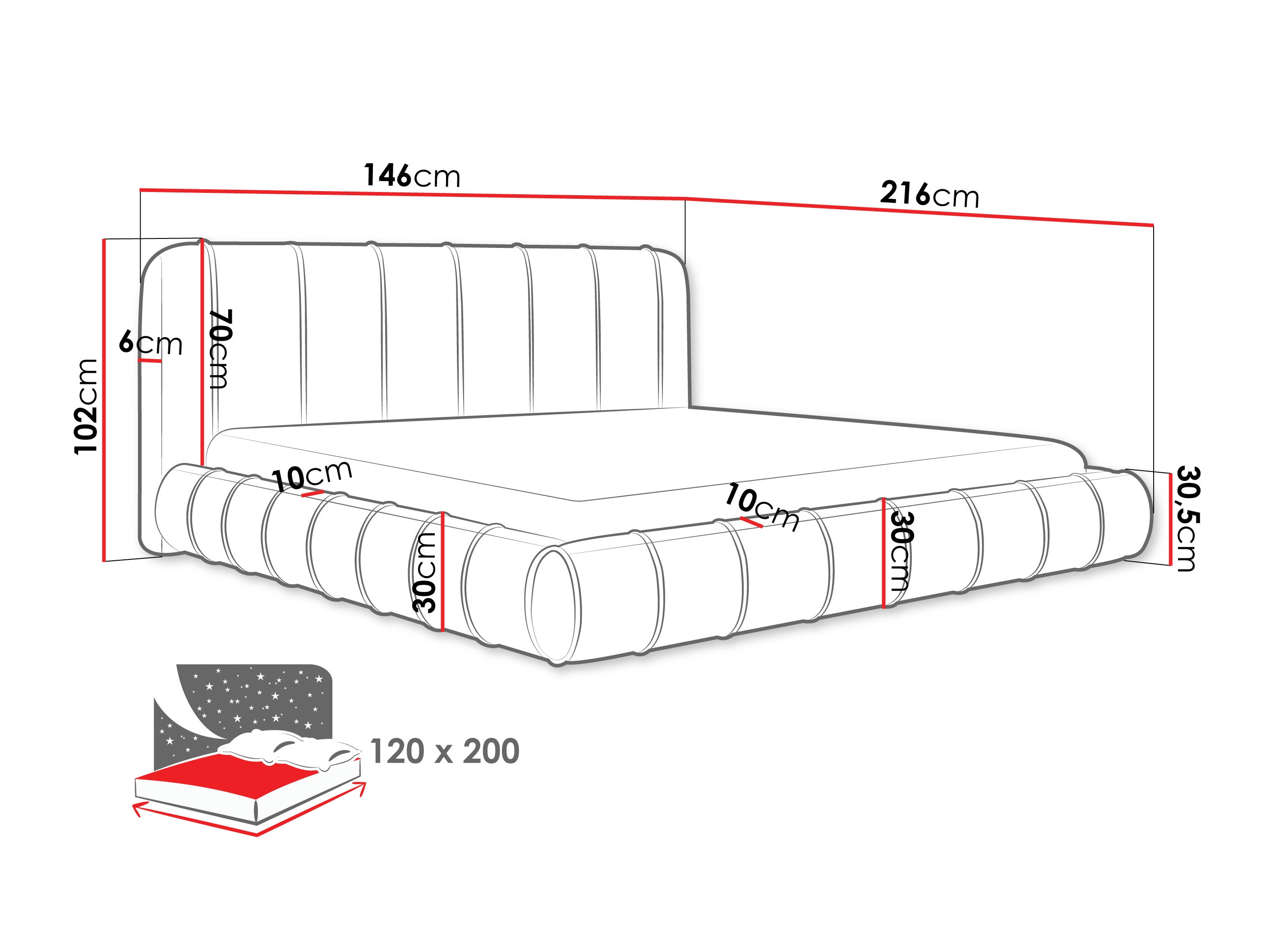 Letto Cucumos (Kronos 35)