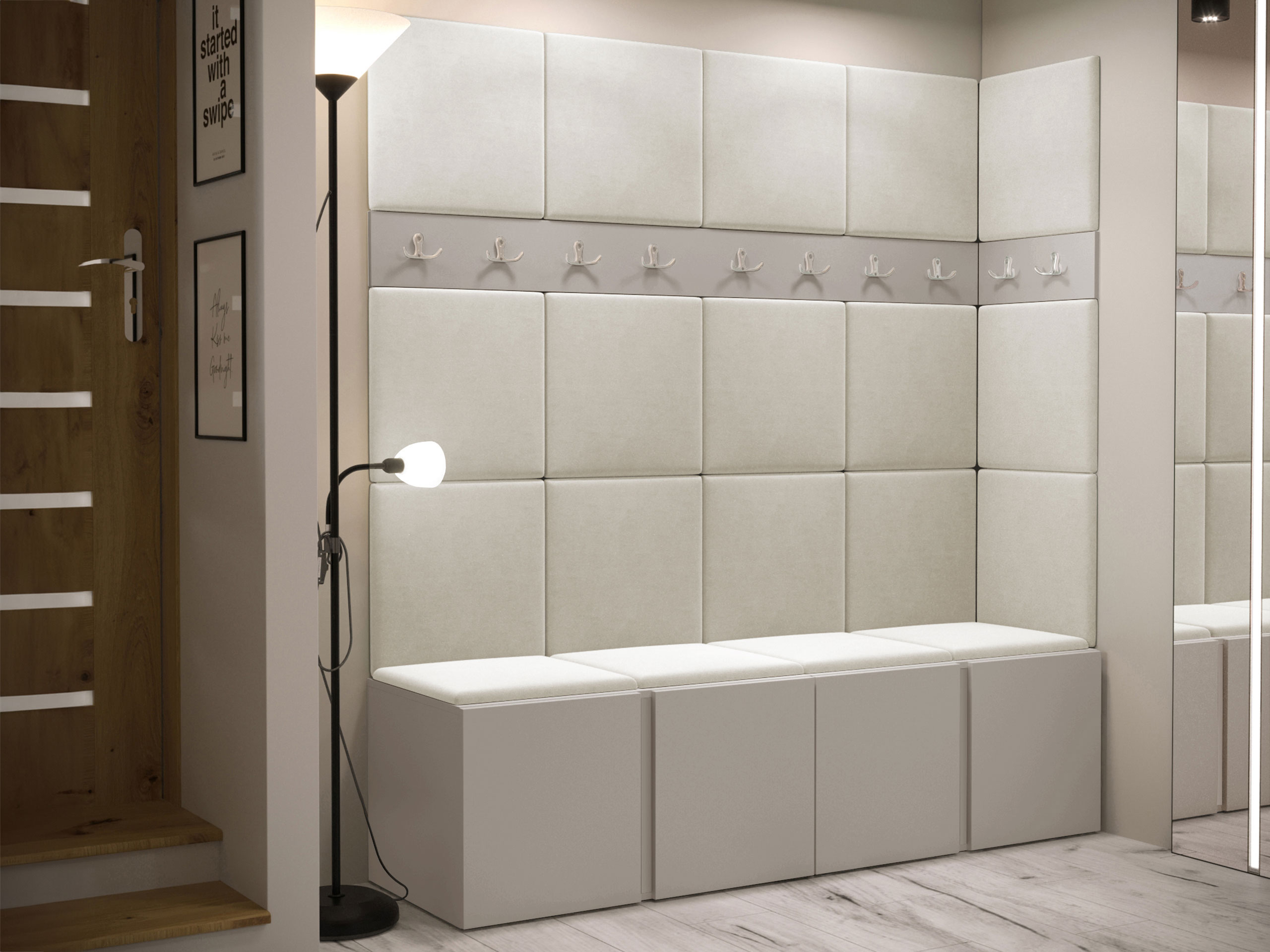 Set arredo da corridoio Pinis II (Cachemire)