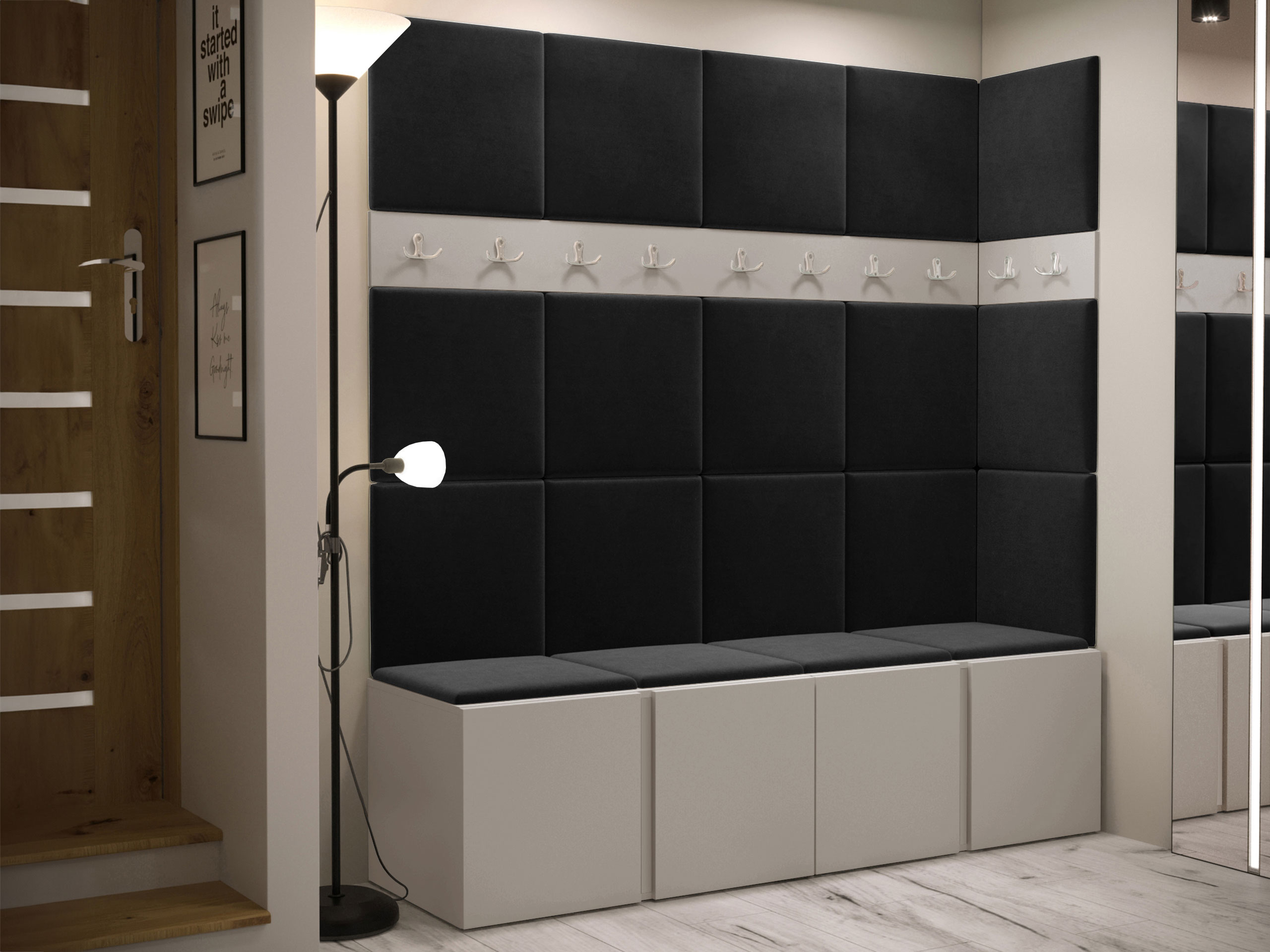 Set arredo da corridoio Pinis II (Cachemire)