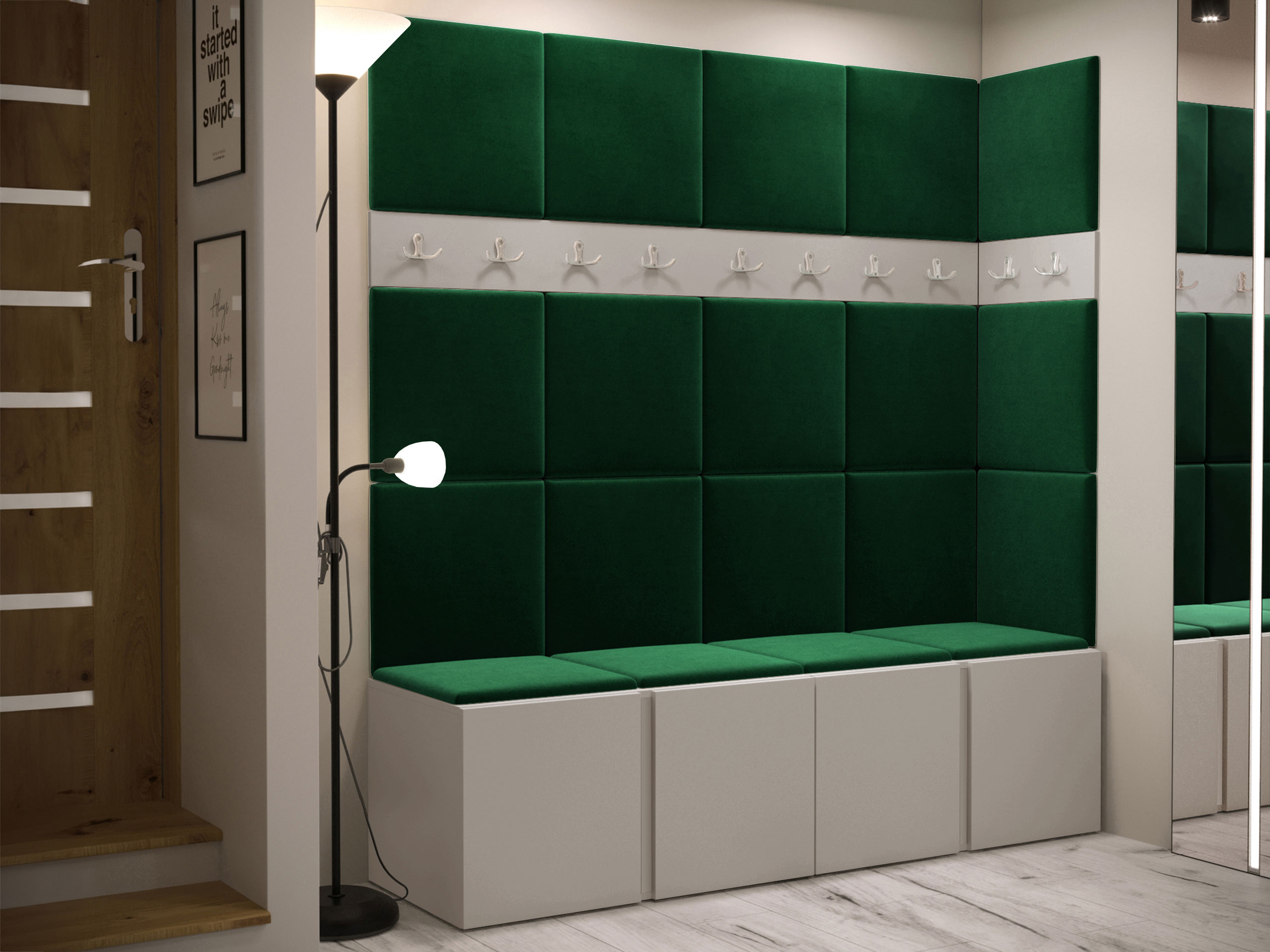 Set arredo da corridoio Pinis II (Cachemire)