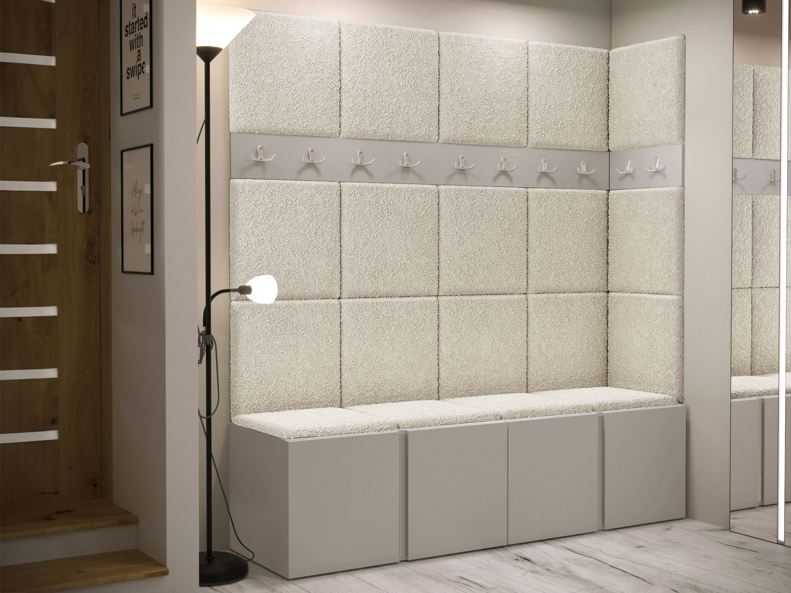 Set arredo da corridoio Pinis II (Cachemire)