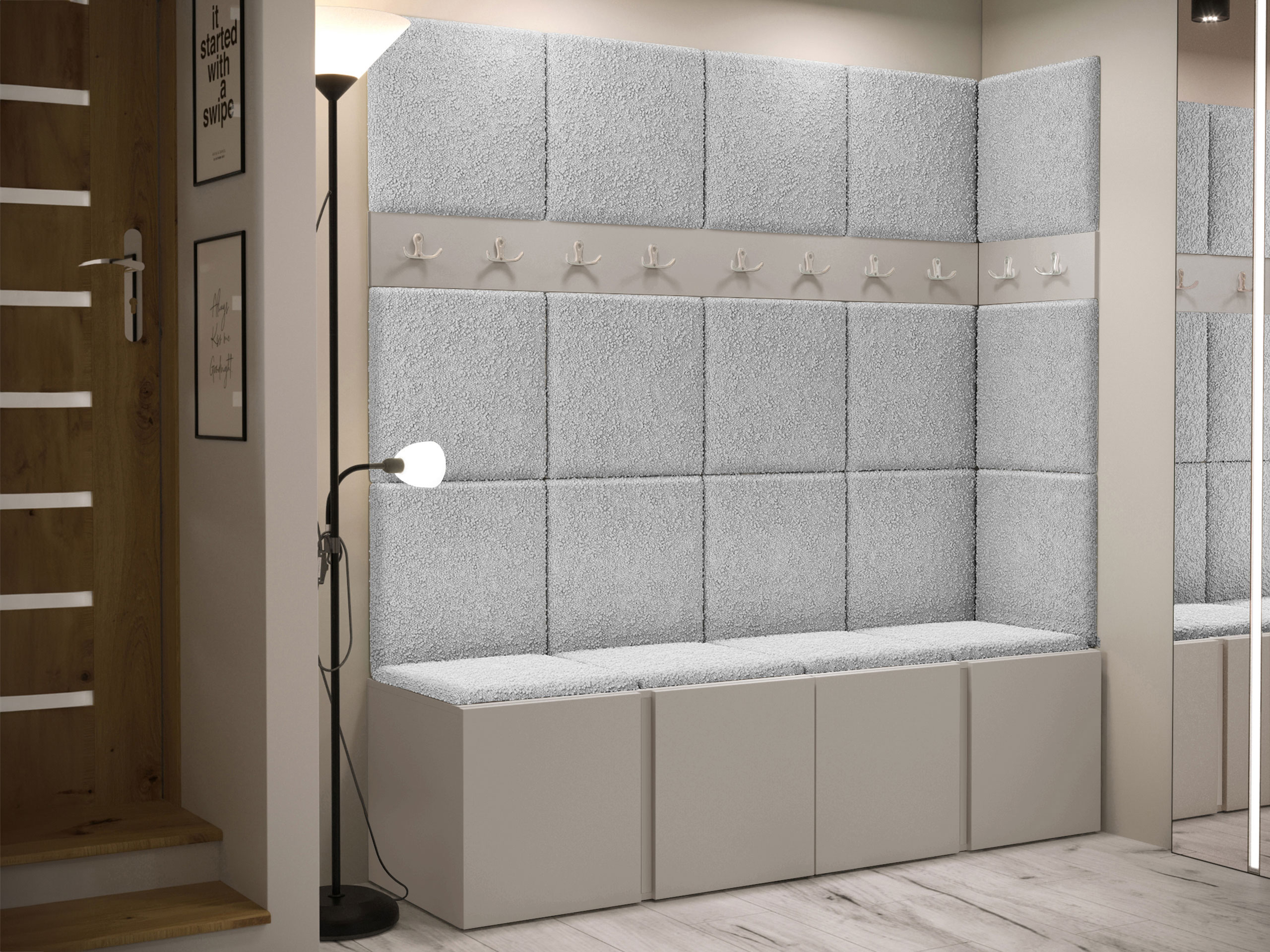 Set arredo da corridoio Pinis II (Cachemire)