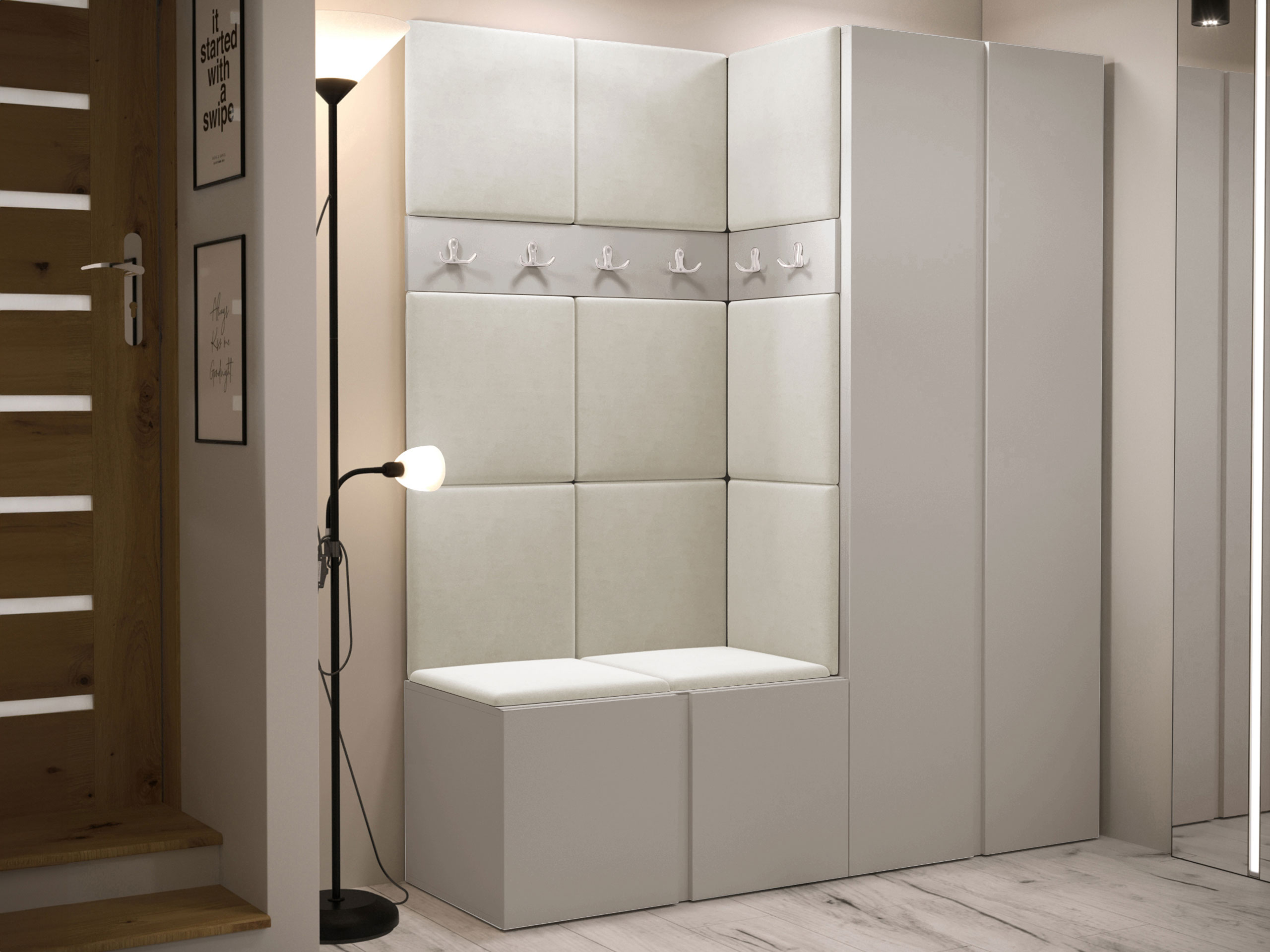Set arredo da corridoio Pinis III (Cachemire)