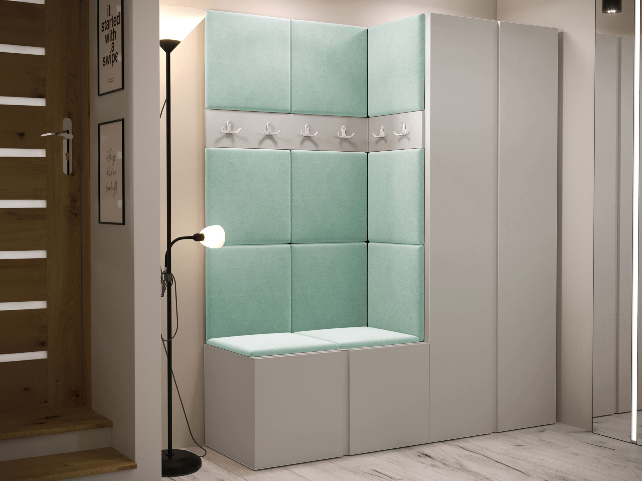 Set arredo da corridoio Pinis III (Cachemire)