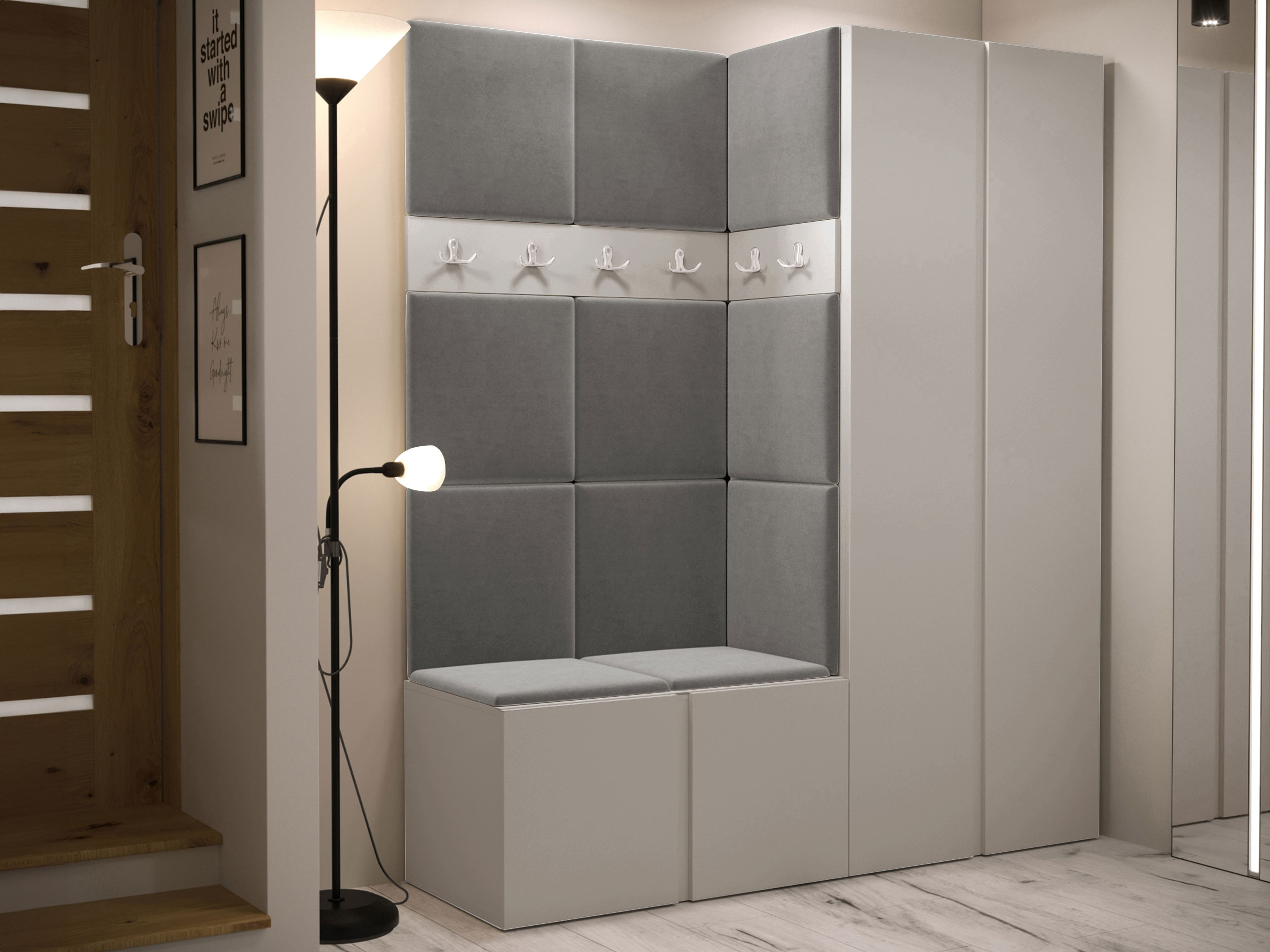 Set arredo da corridoio Pinis III (Cachemire)