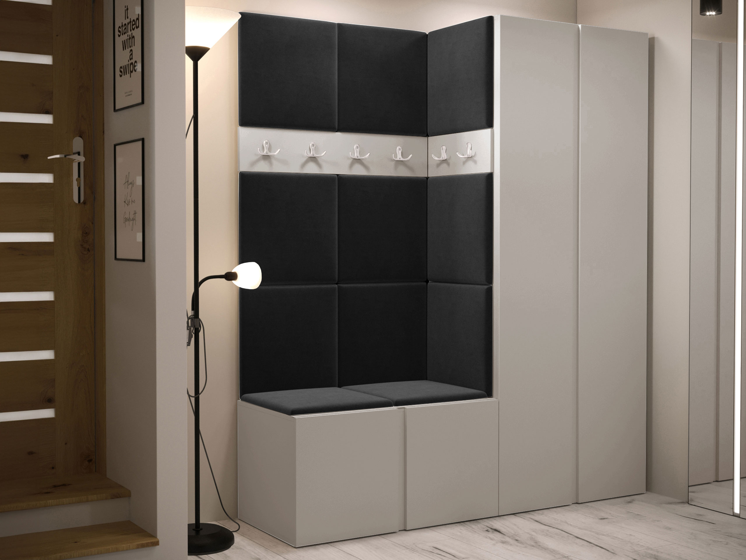 Set arredo da corridoio Pinis III (Cachemire)