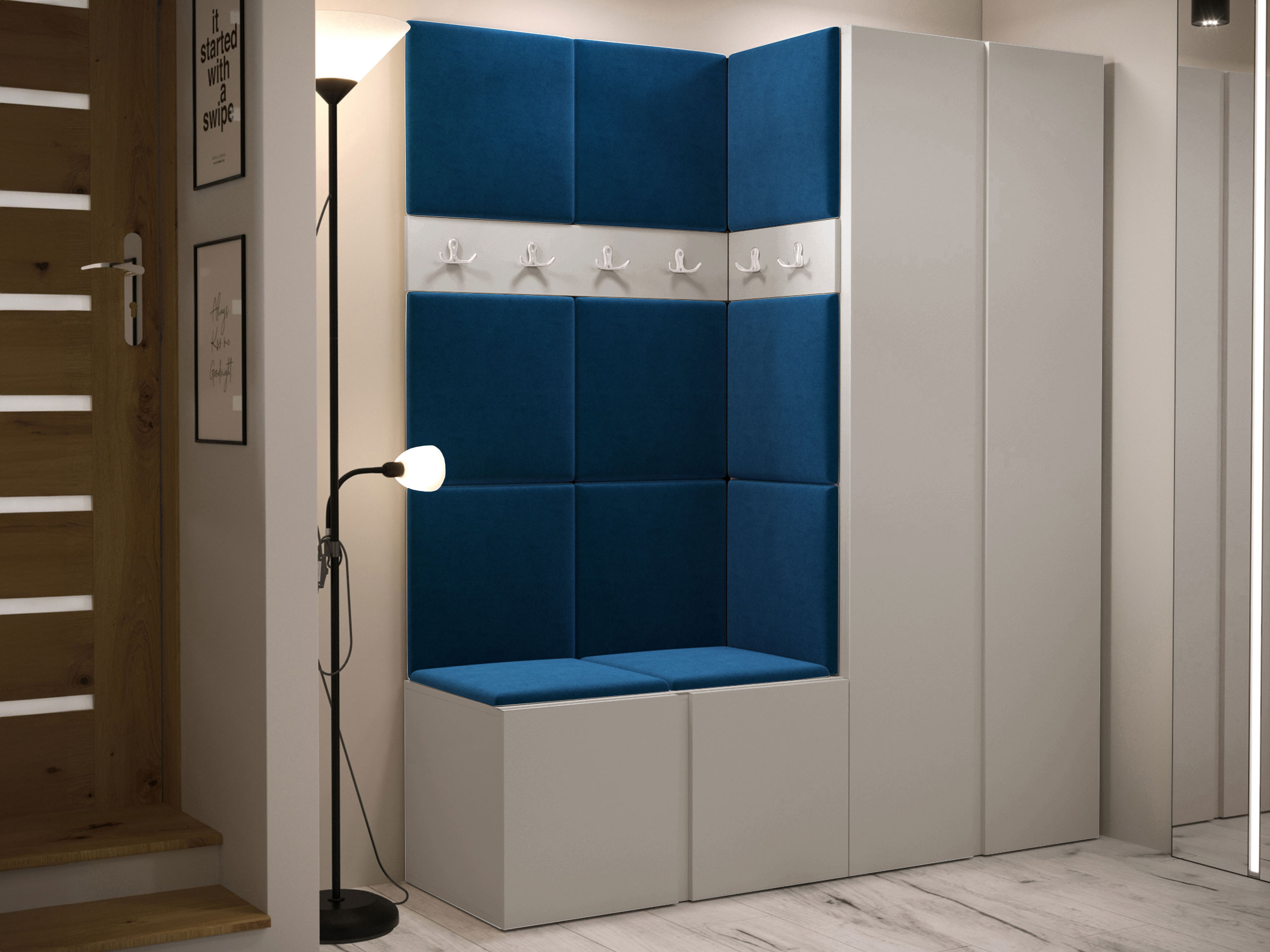 Set arredo da corridoio Pinis III (Cachemire)