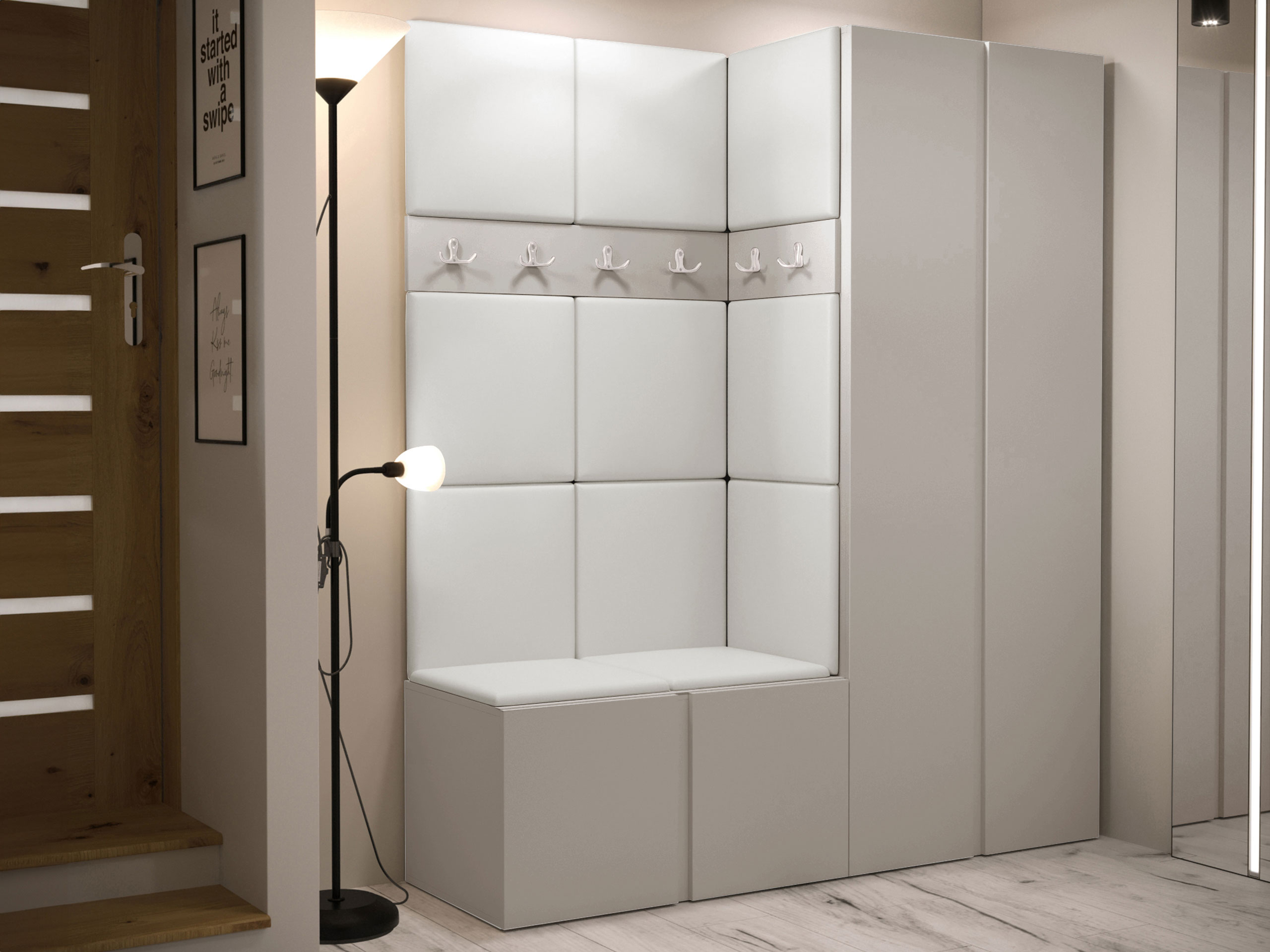 Set arredo da corridoio Pinis III (Cachemire)