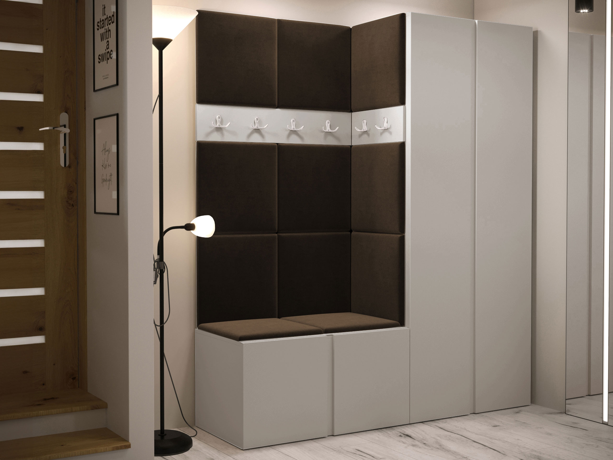 Set arredo da corridoio Pinis III (Cachemire)