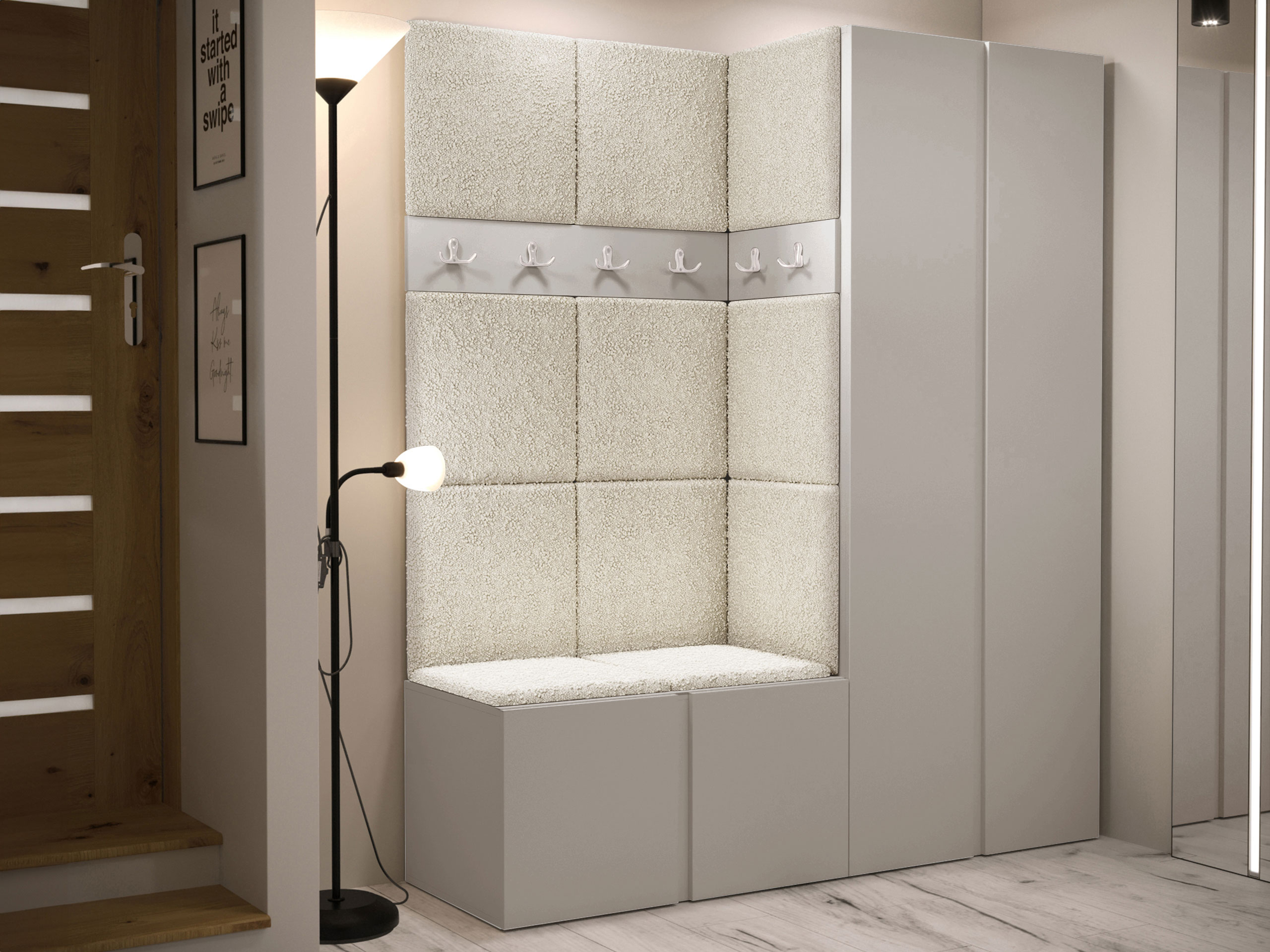 Set arredo da corridoio Pinis III (Cachemire)