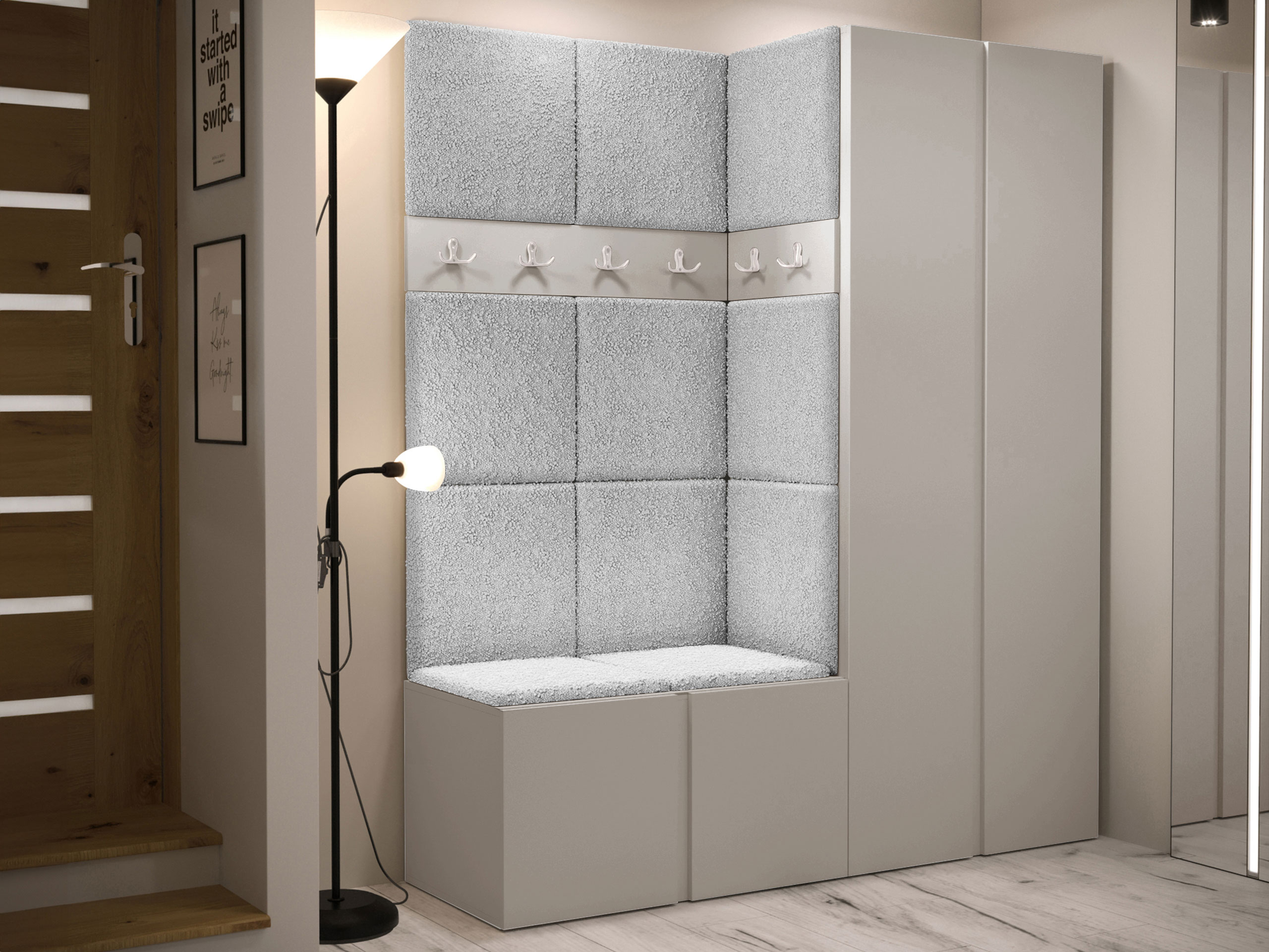 Set arredo da corridoio Pinis III (Cachemire)