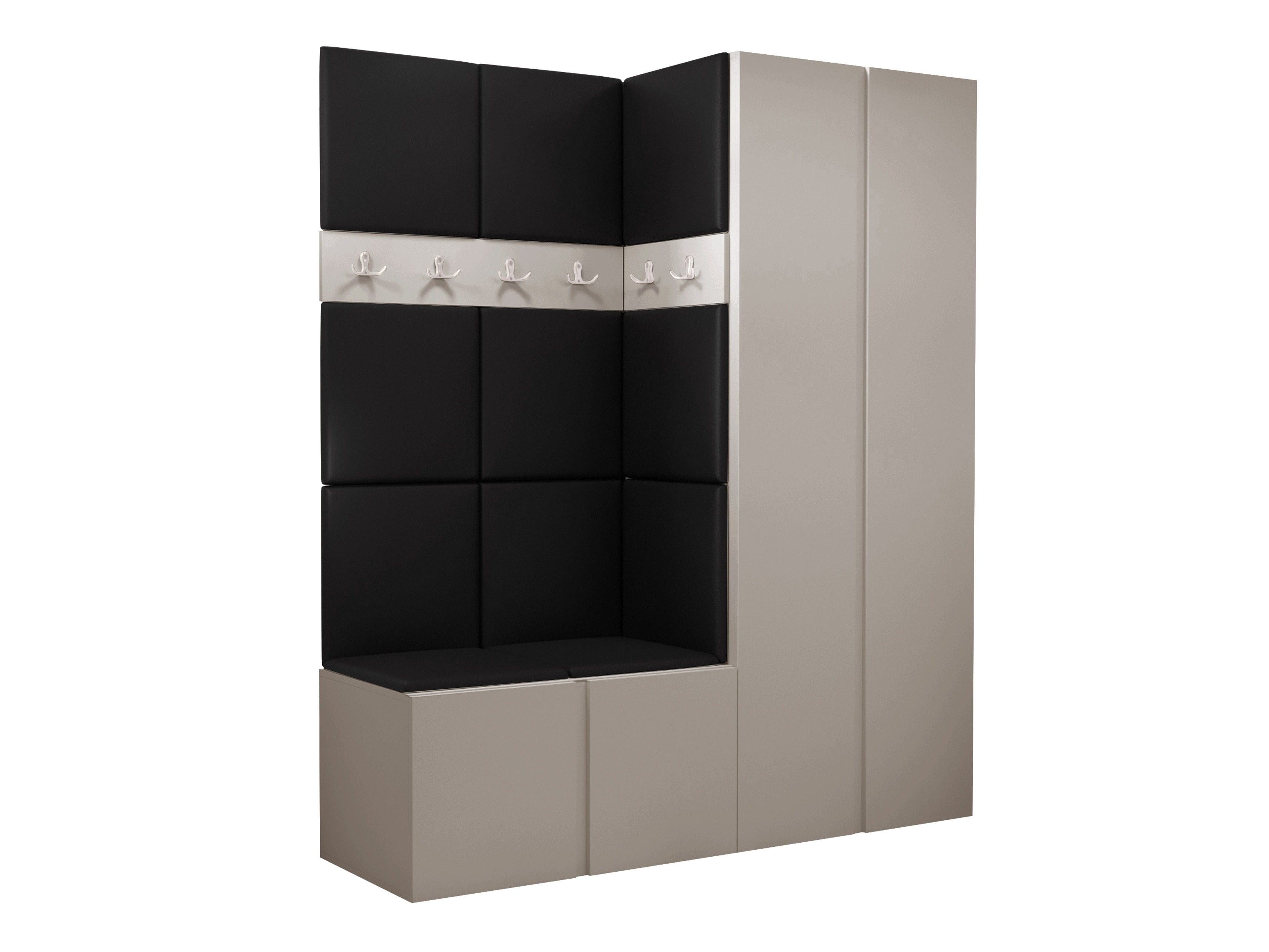 Set arredo da corridoio Pinis III (Eco pelle Soft 011)