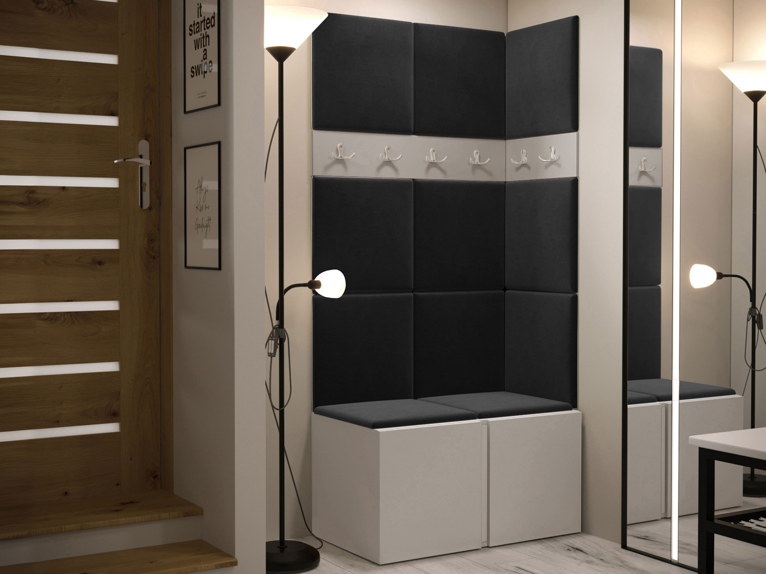 Set arredo da corridoio Pinis I (Cachemire)