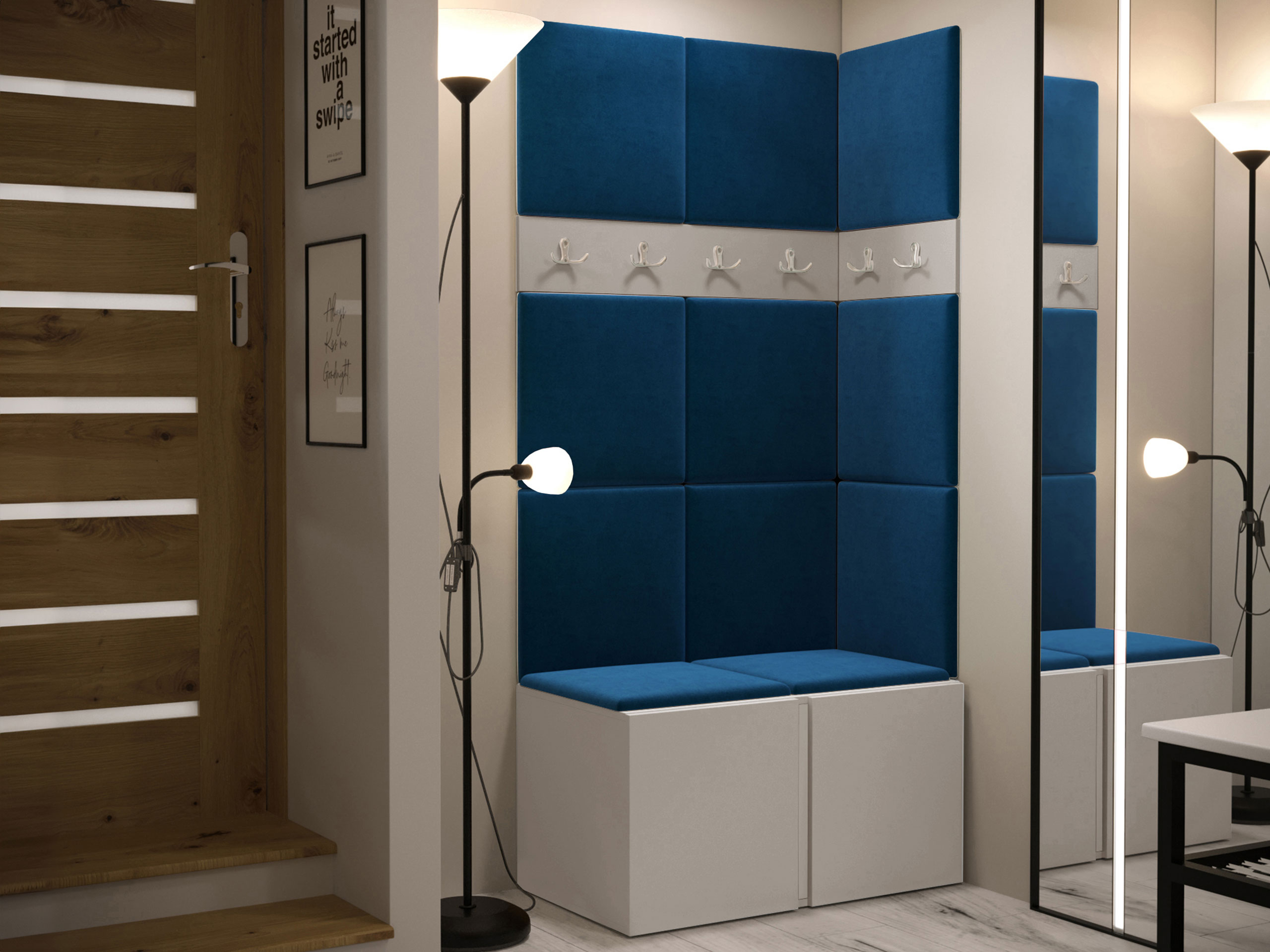 Set arredo da corridoio Pinis I (Cachemire)