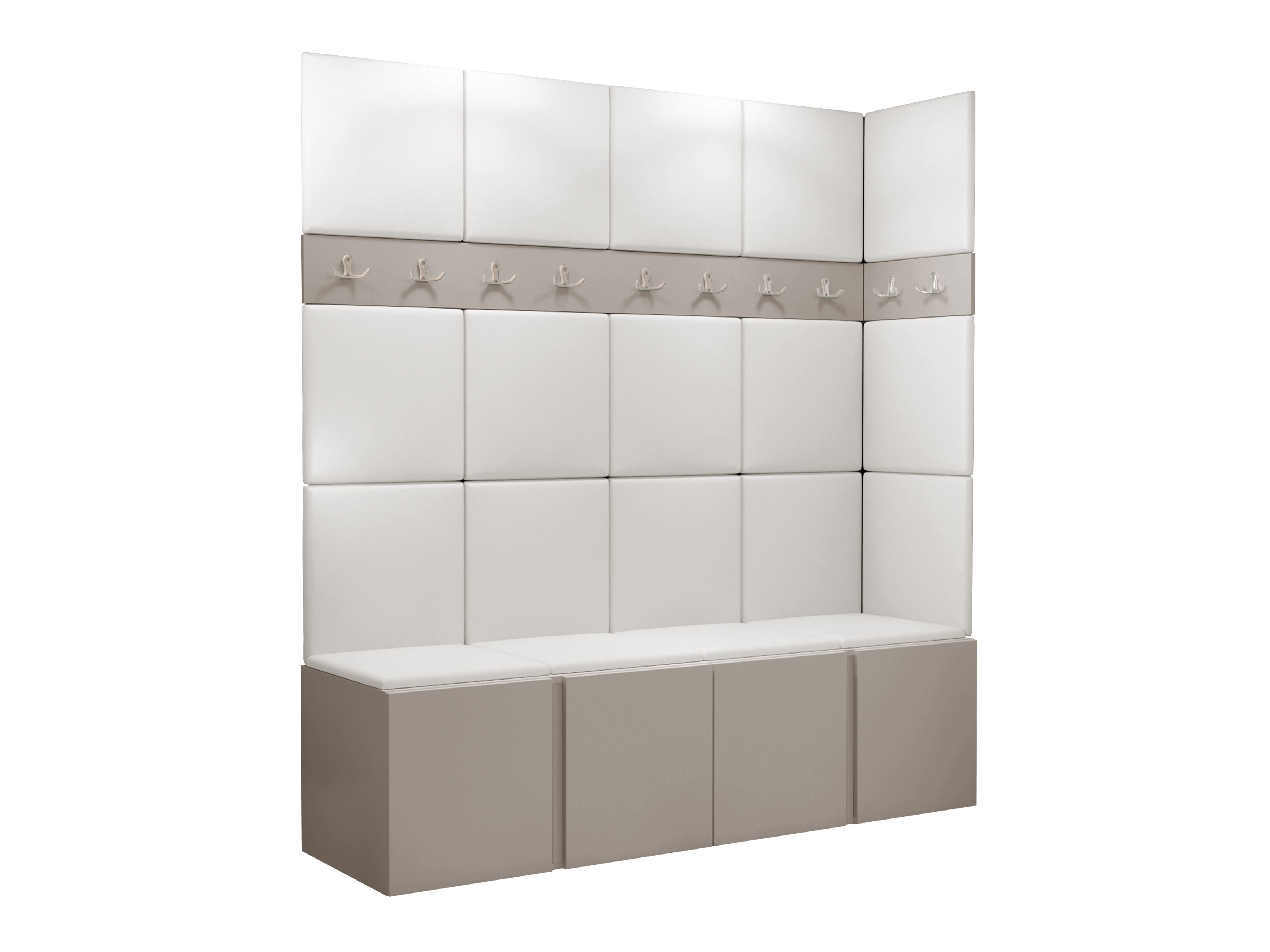 Set arredo da corridoio Pinis II (Eco pelle Soft 017)