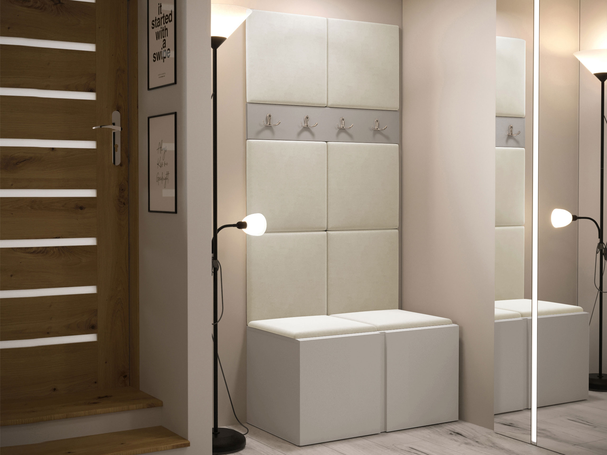 Set arredo da corridoio Pinis IV (Cachemire)