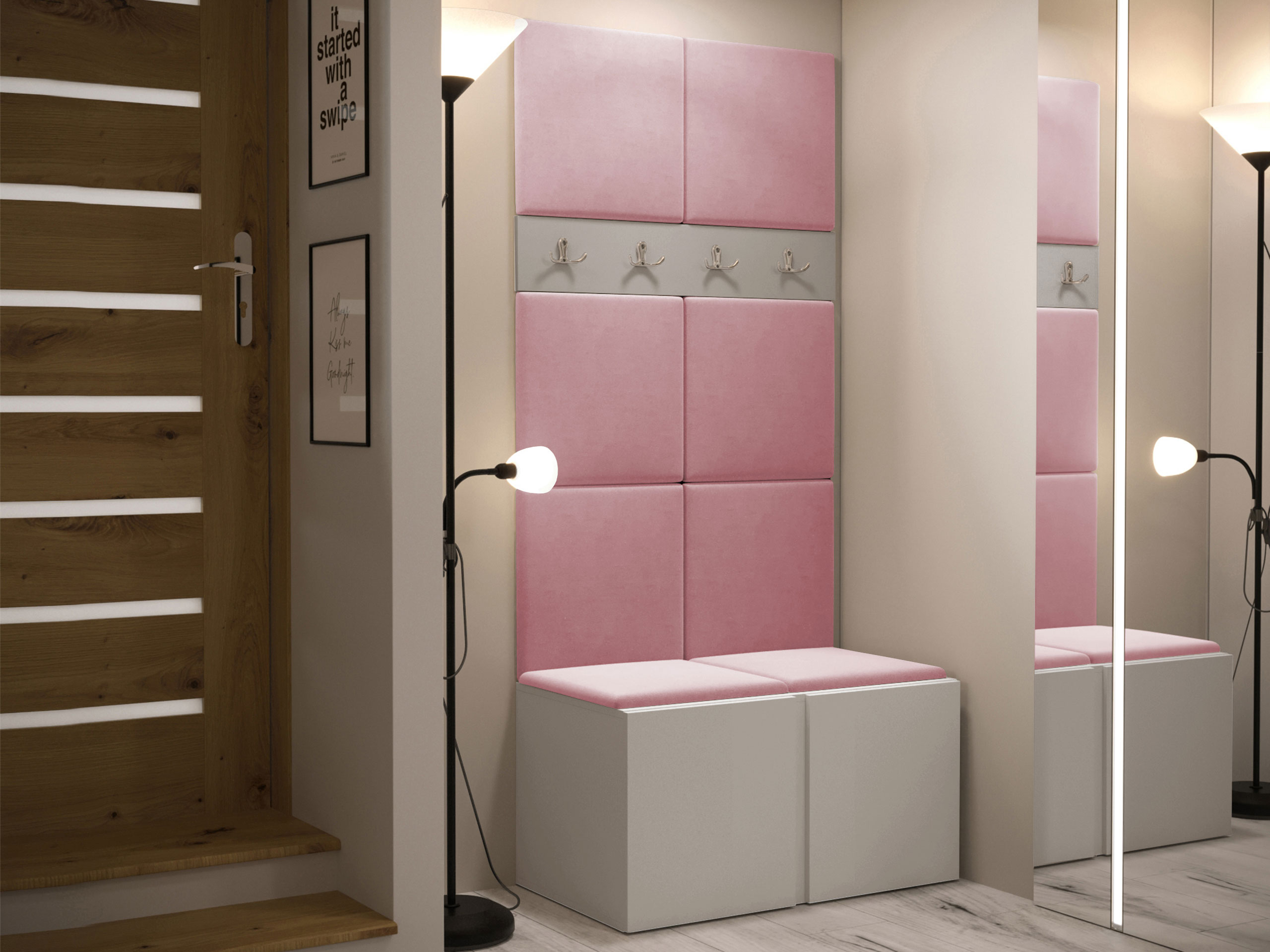 Set arredo da corridoio Pinis IV (Cachemire)
