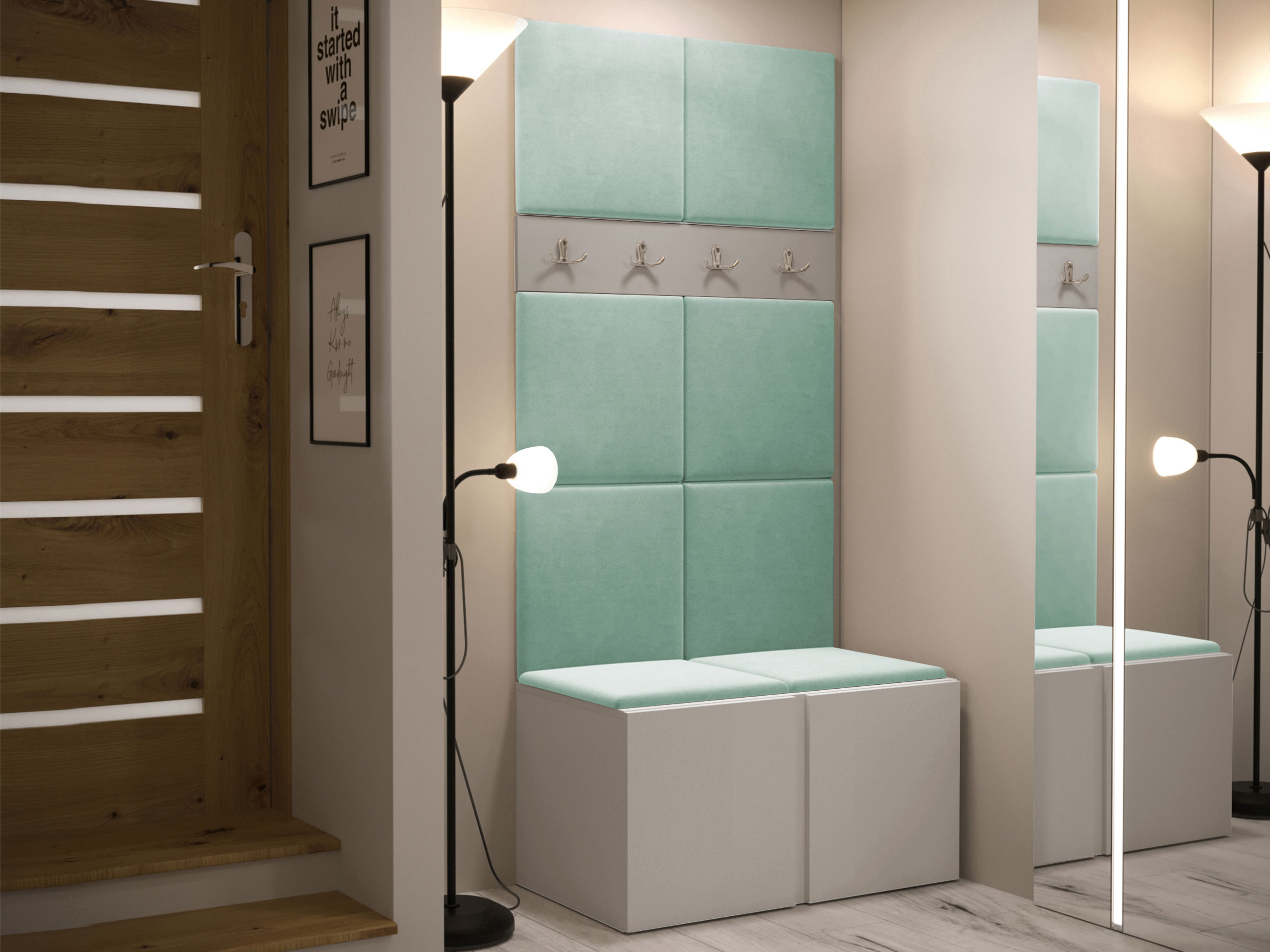 Set arredo da corridoio Pinis IV (Cachemire)