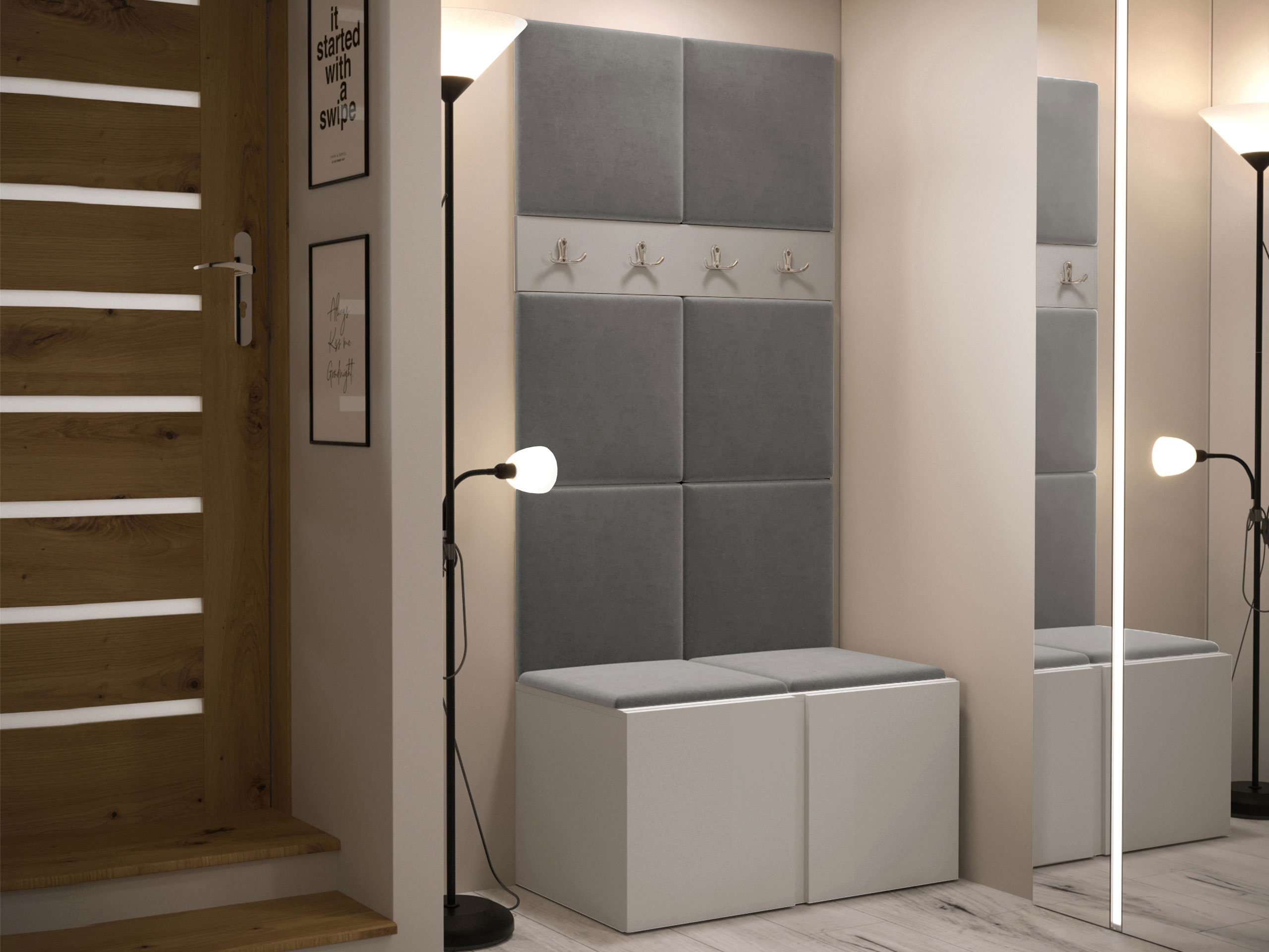 Set arredo da corridoio Pinis IV (Cachemire)