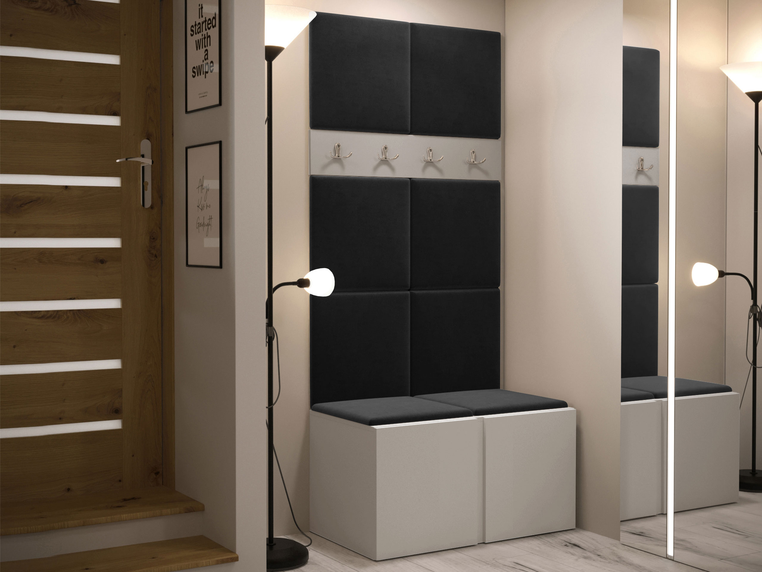 Set arredo da corridoio Pinis IV (Cachemire)