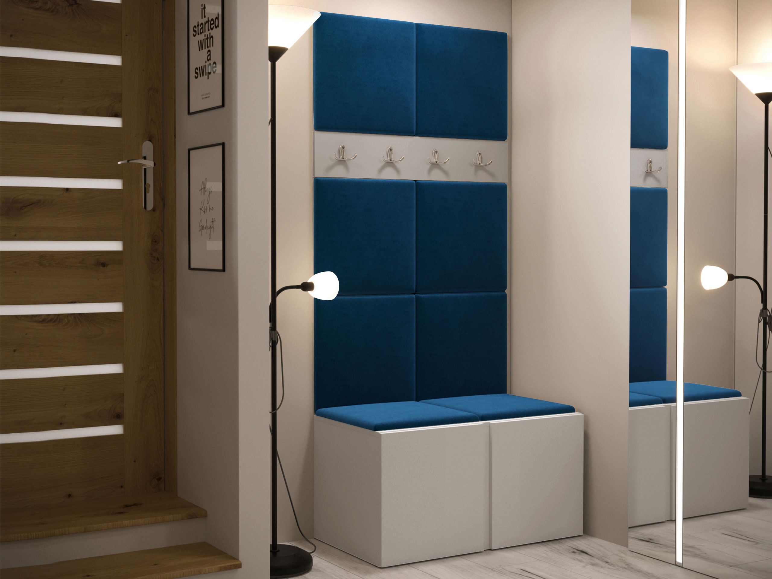 Set arredo da corridoio Pinis IV (Cachemire)