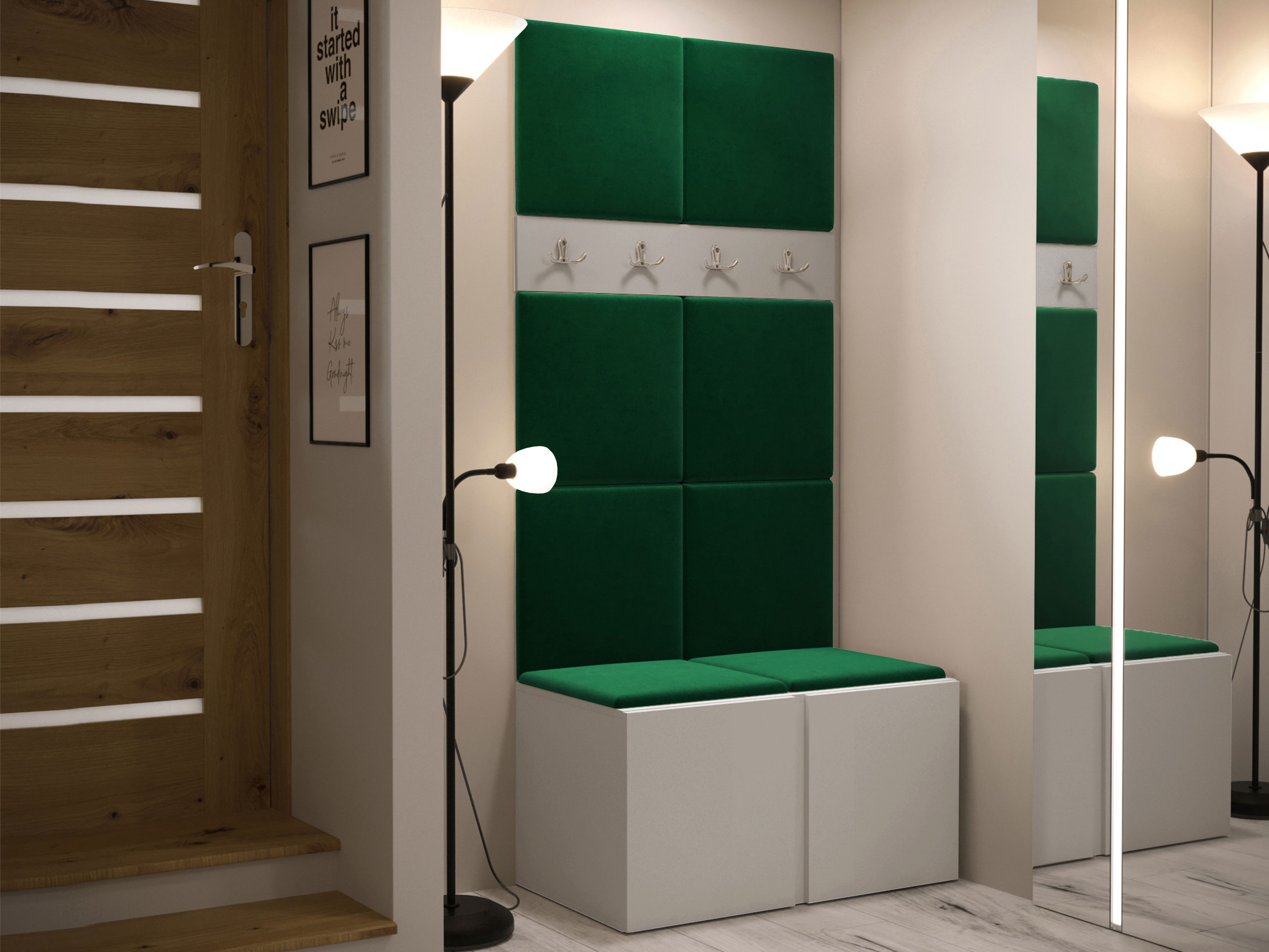 Set arredo da corridoio Pinis IV (Cachemire)