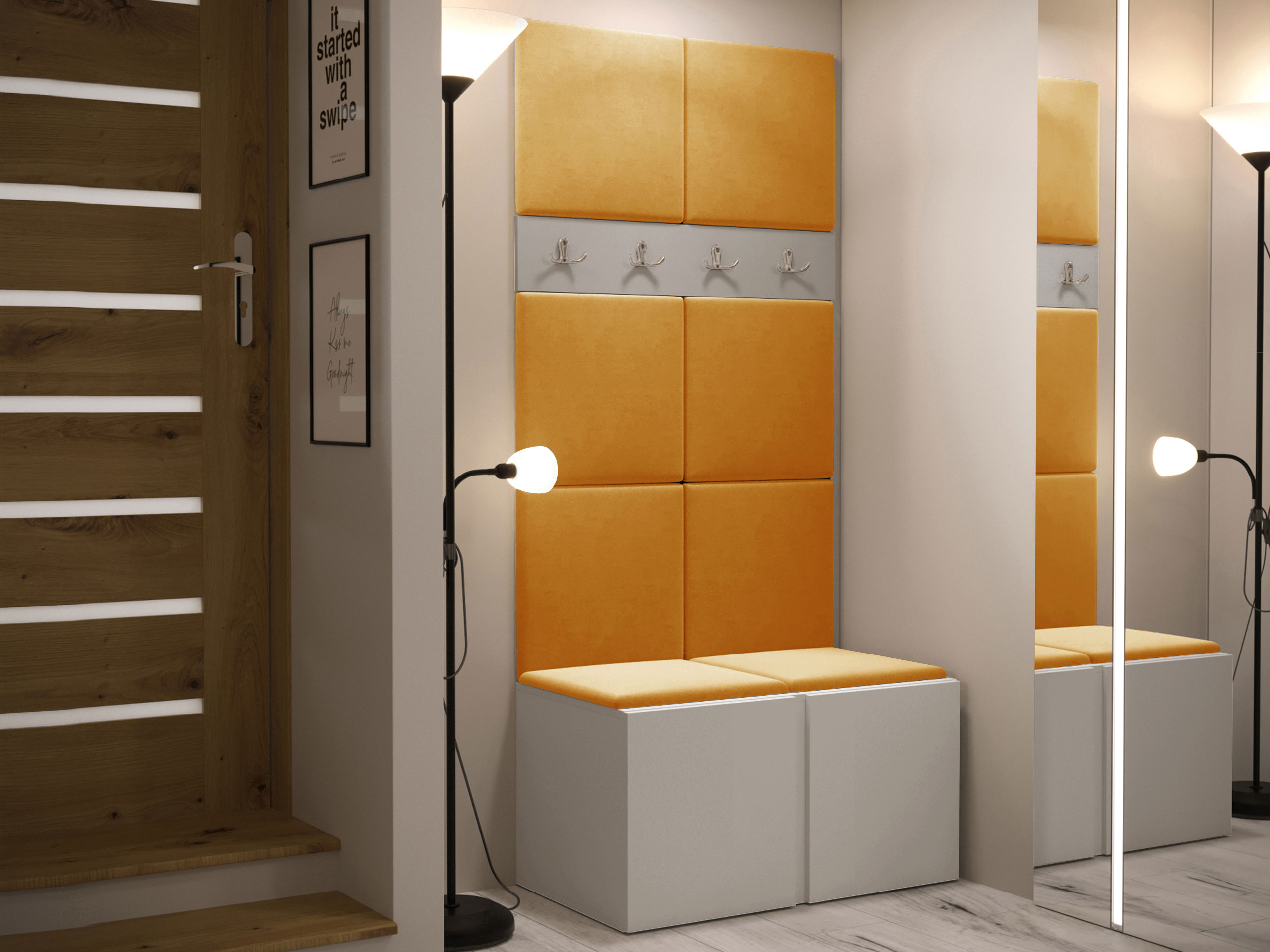 Set arredo da corridoio Pinis IV (Cachemire)