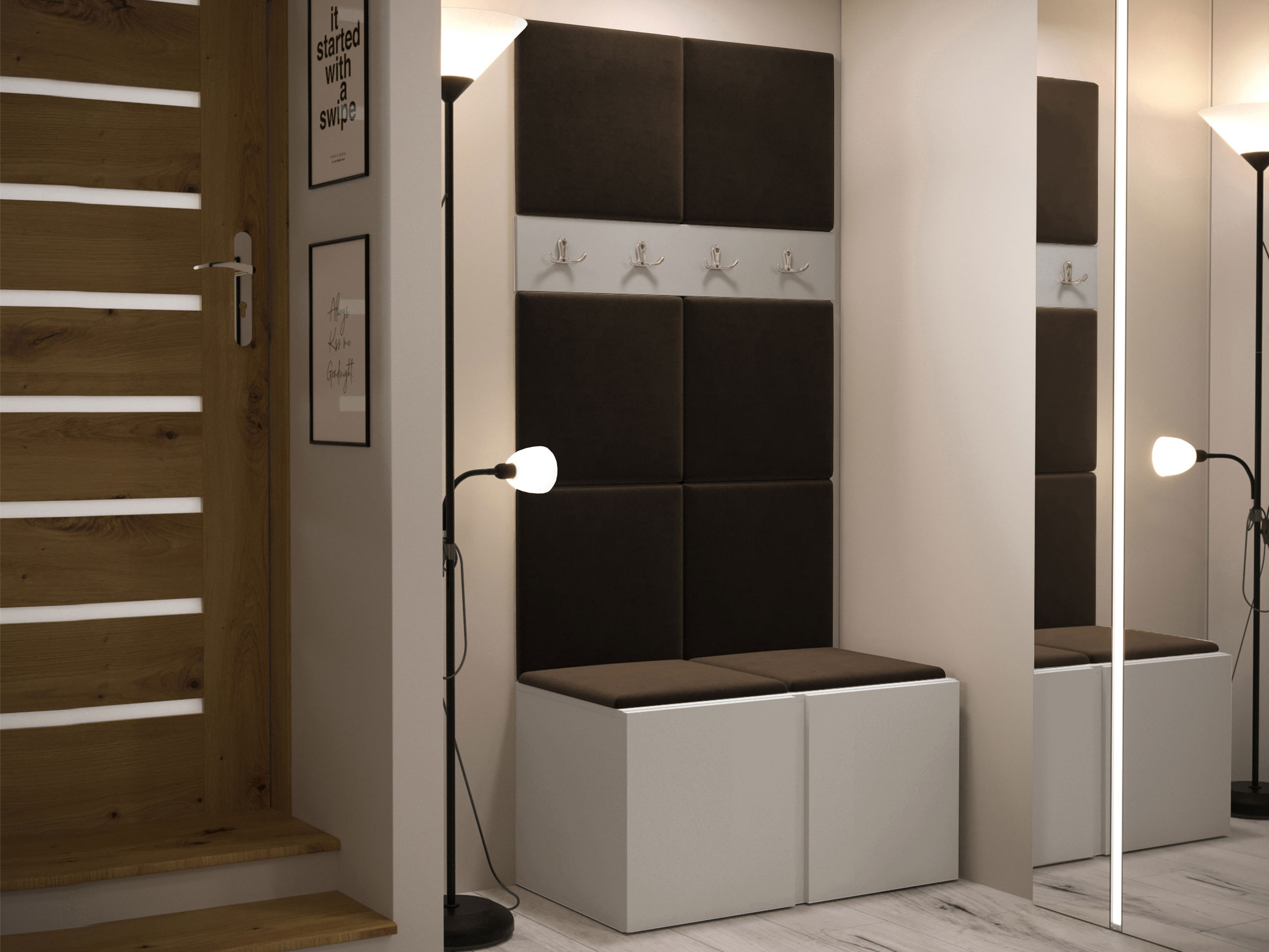 Set arredo da corridoio Pinis IV (Cachemire)