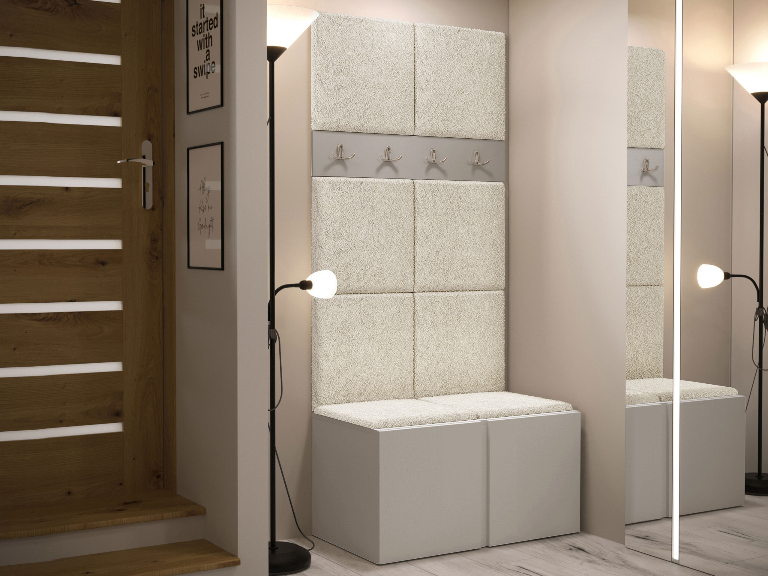 Set arredo da corridoio Pinis IV (Cachemire)