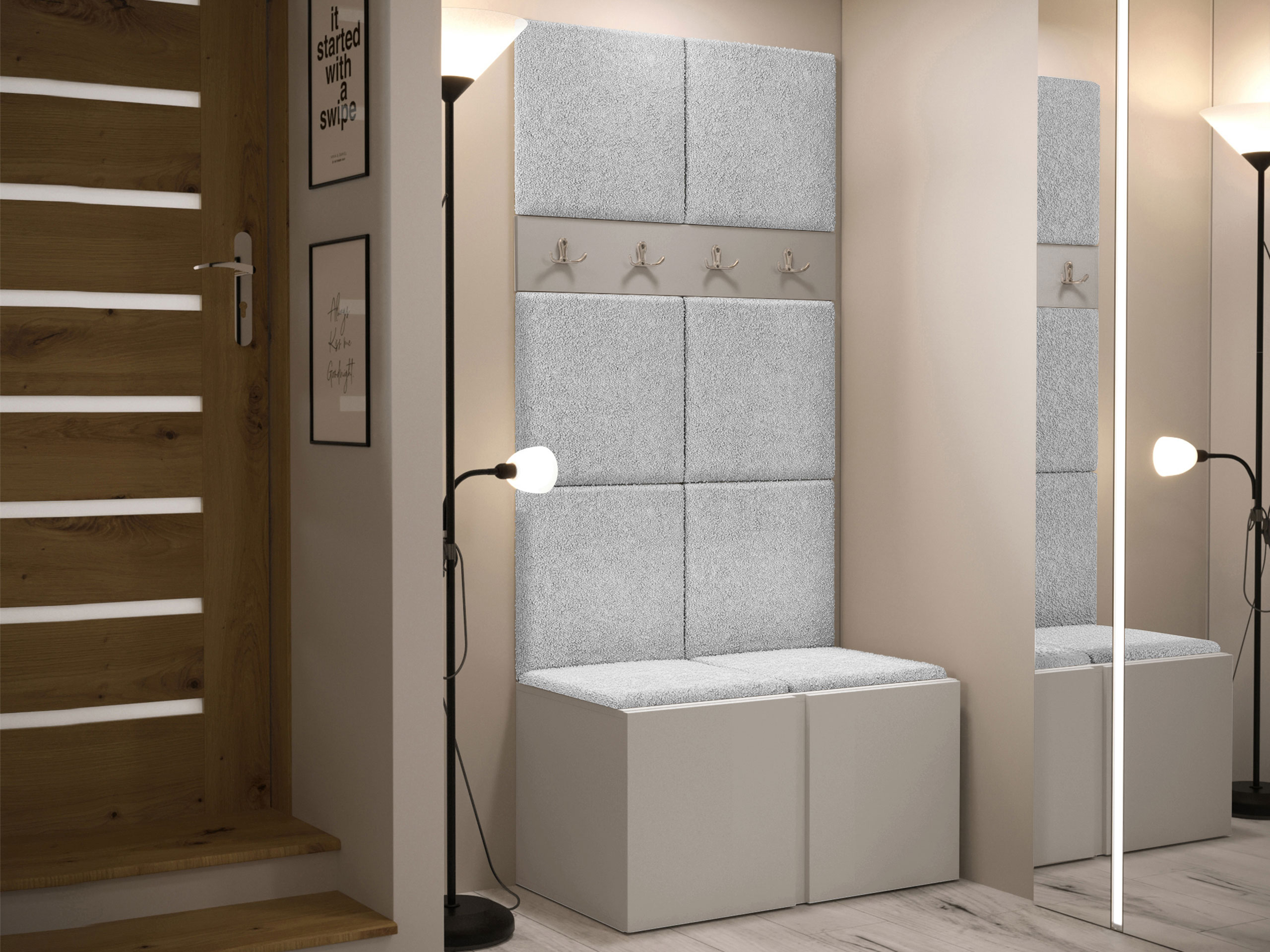 Set arredo da corridoio Pinis IV (Cachemire)