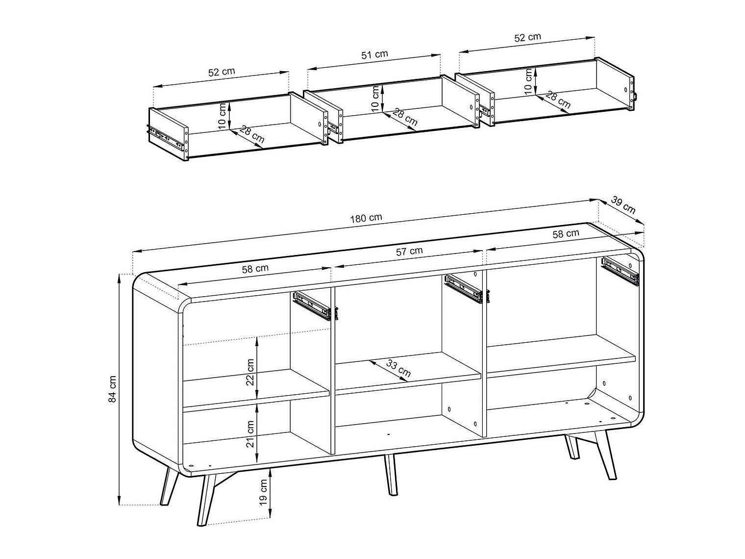 Cassettiera Vesdore 103