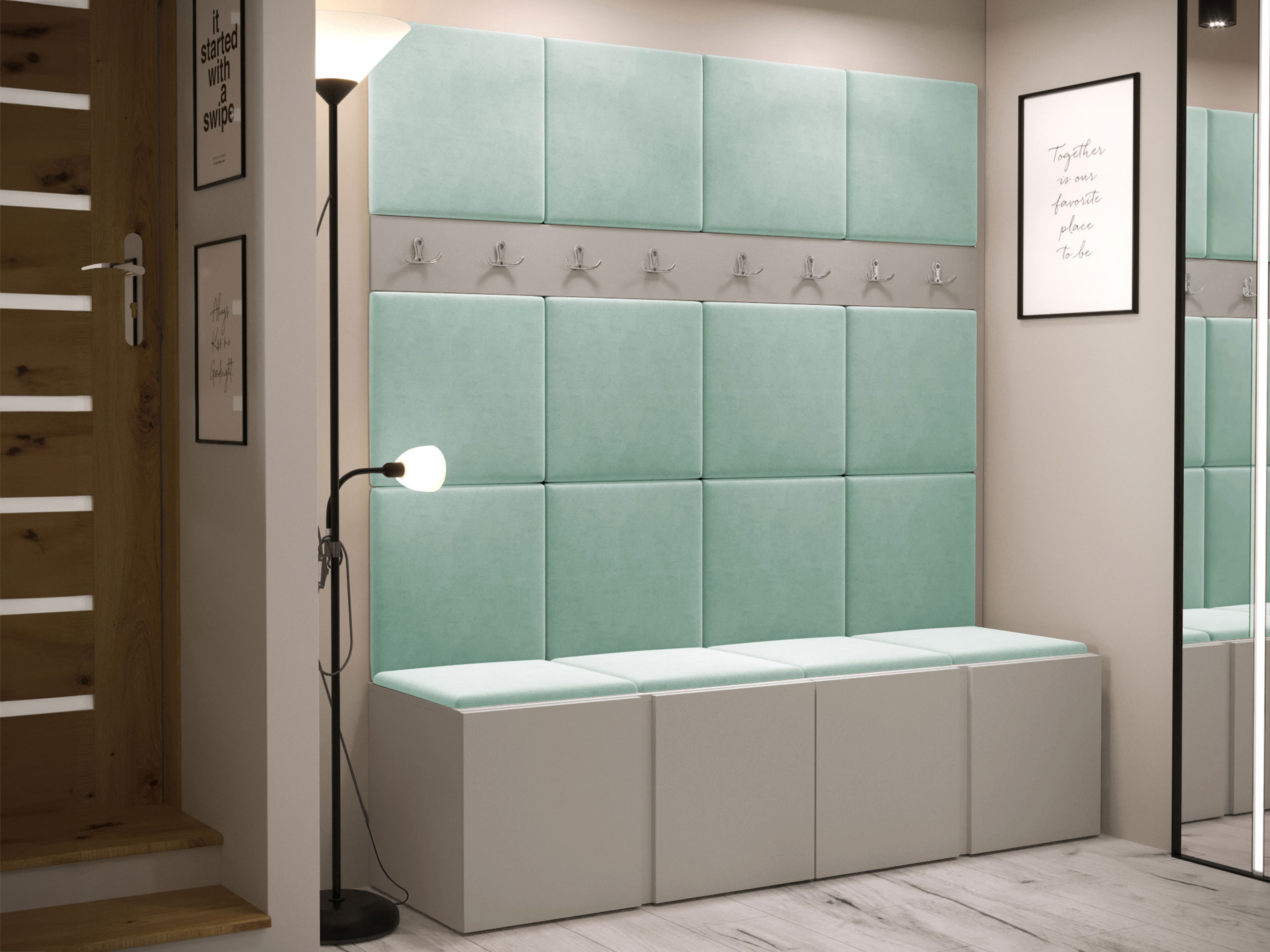 Set arredo da corridoio Pinis V (Cachemire)
