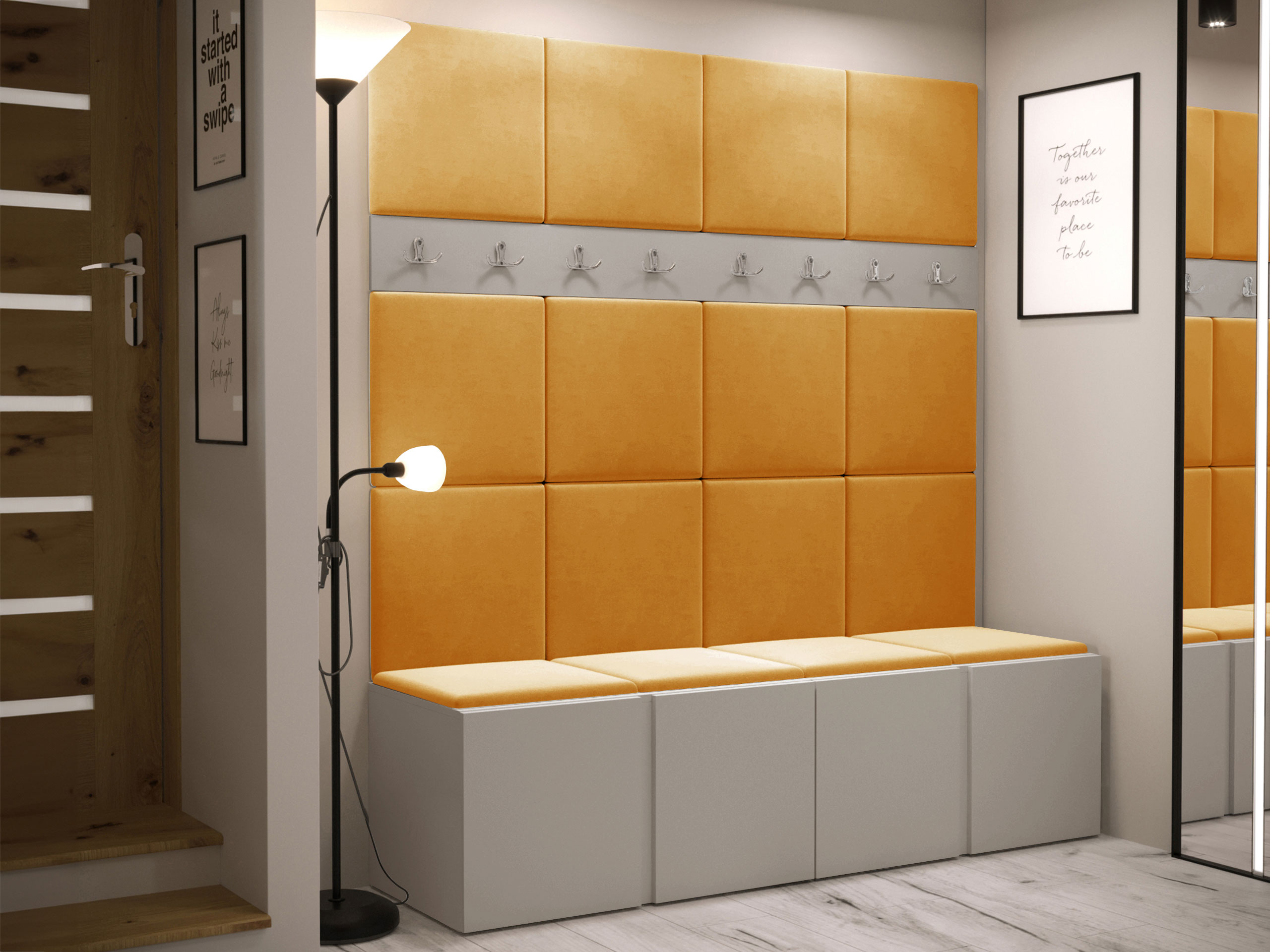 Set arredo da corridoio Pinis V (Cachemire)