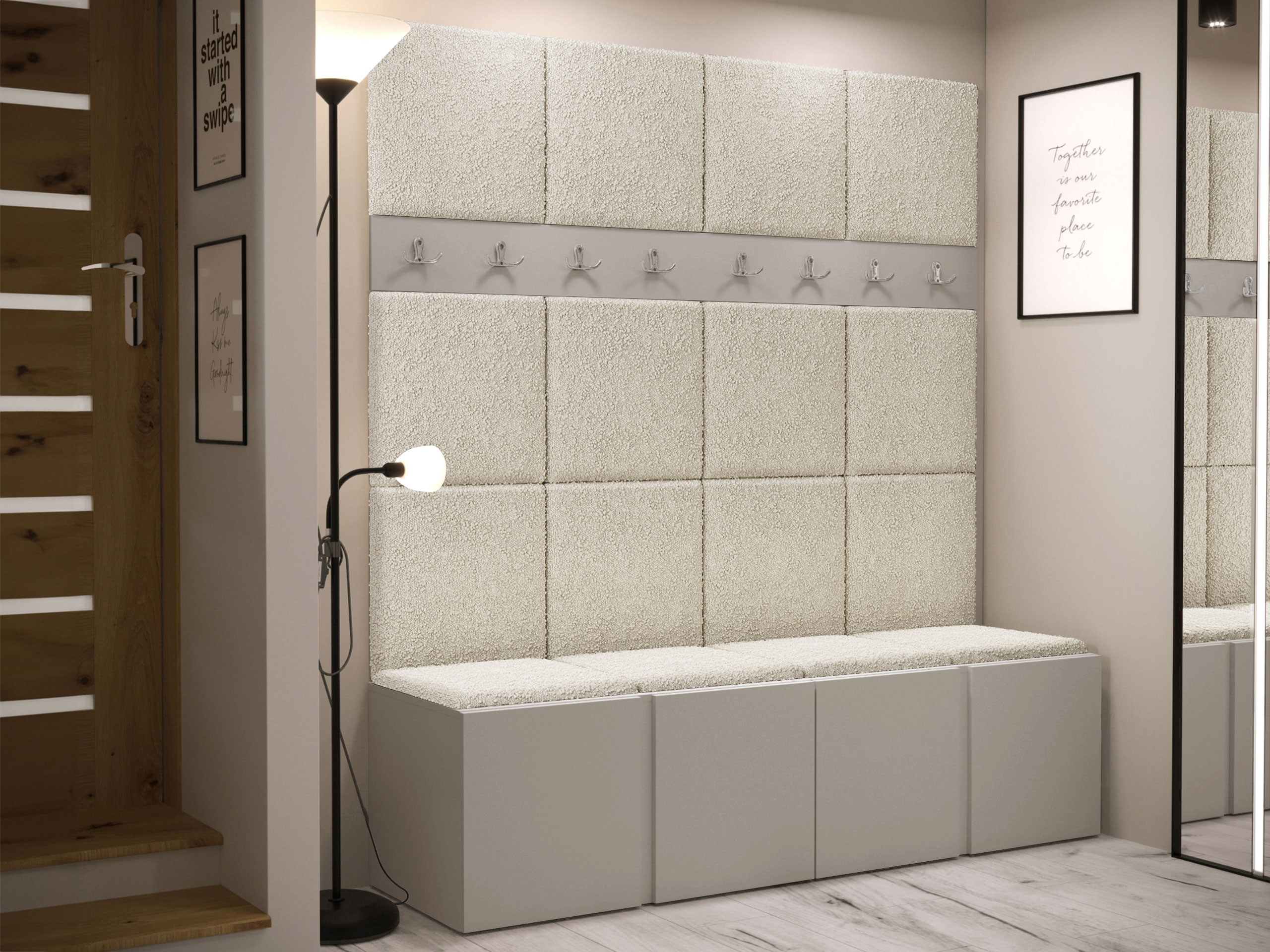 Set arredo da corridoio Pinis V (Cachemire)
