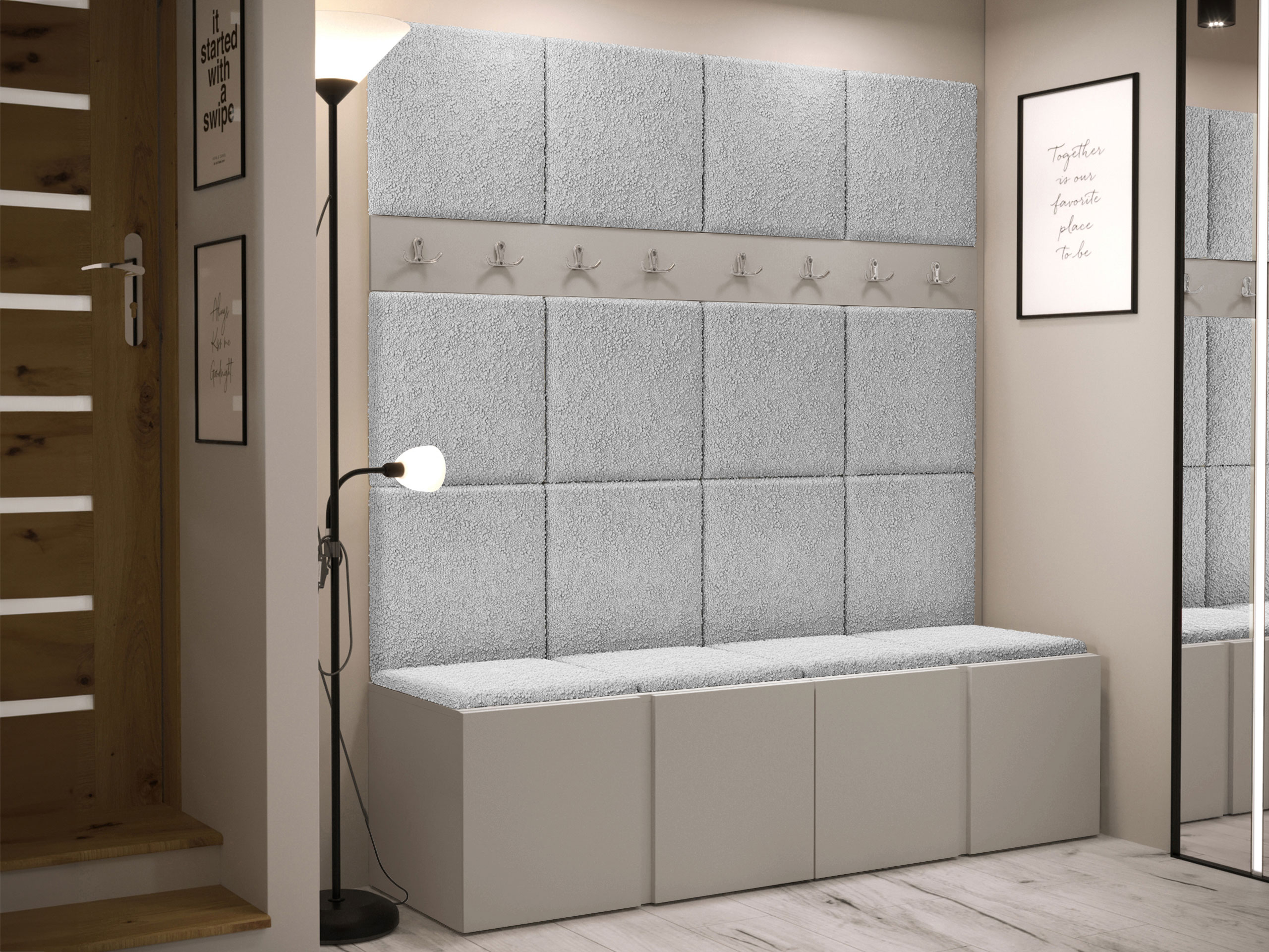 Set arredo da corridoio Pinis V (Cachemire)