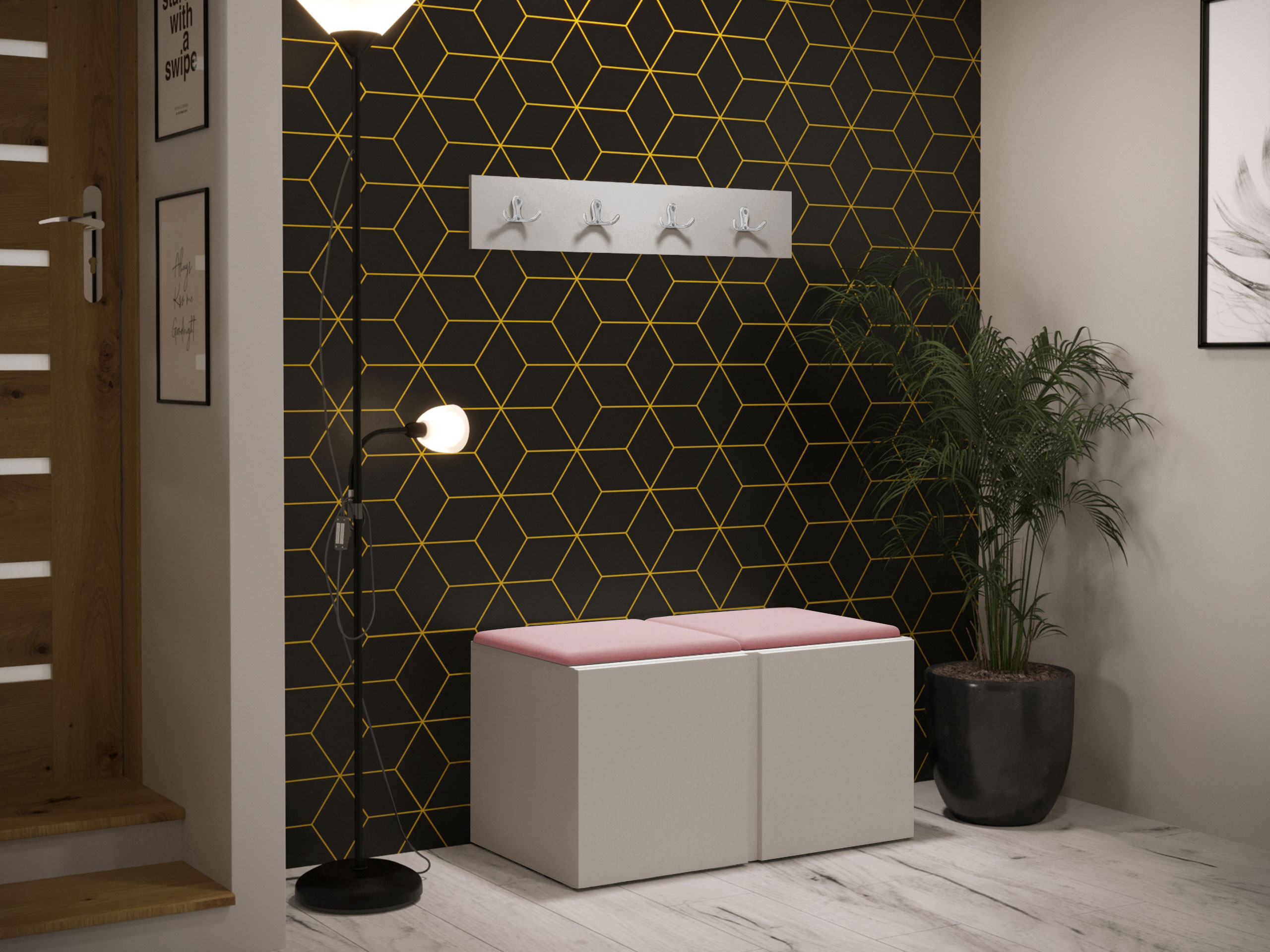 Set arredo da corridoio Pinis VI (Cachemire)
