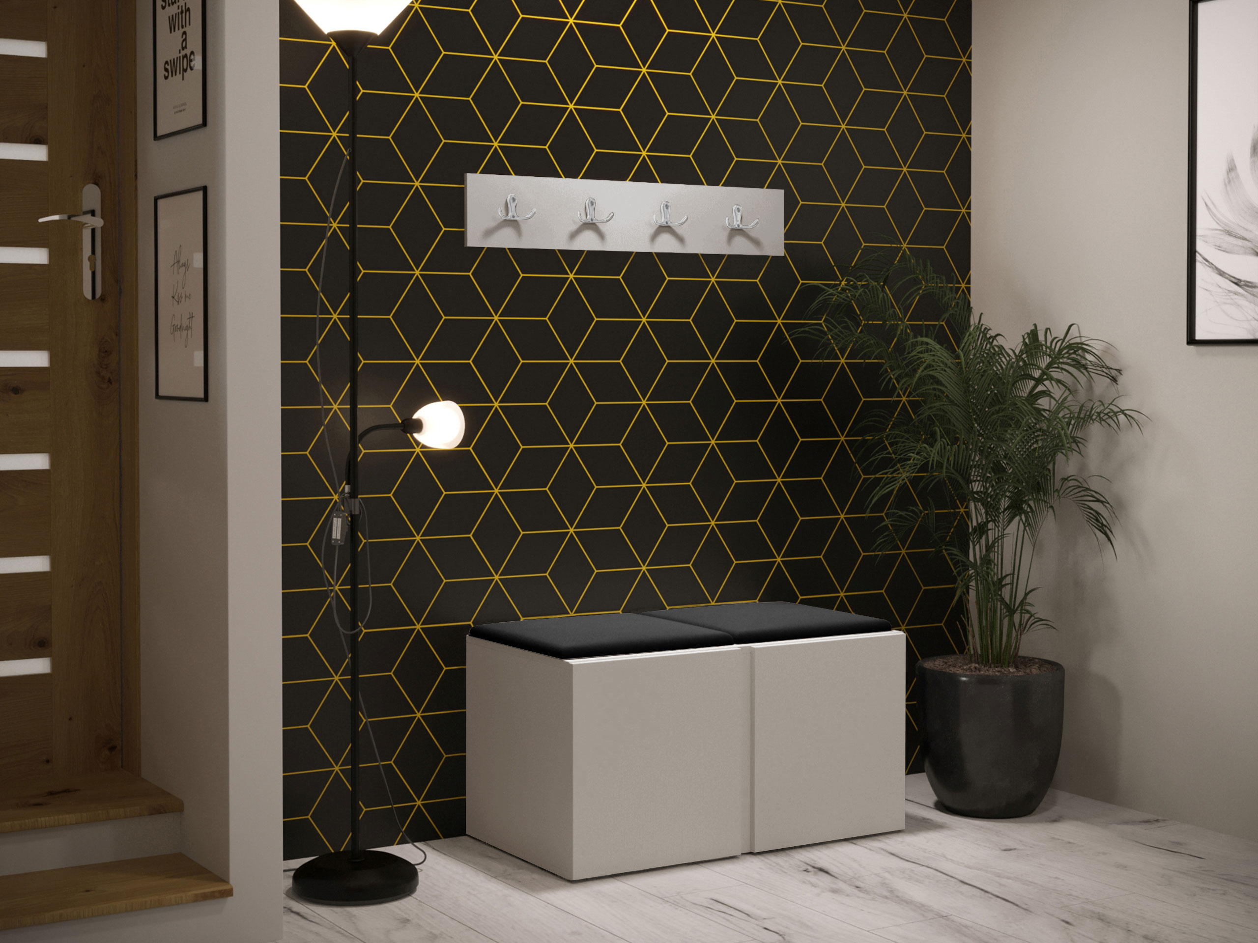 Set arredo da corridoio Pinis VI (Cachemire)